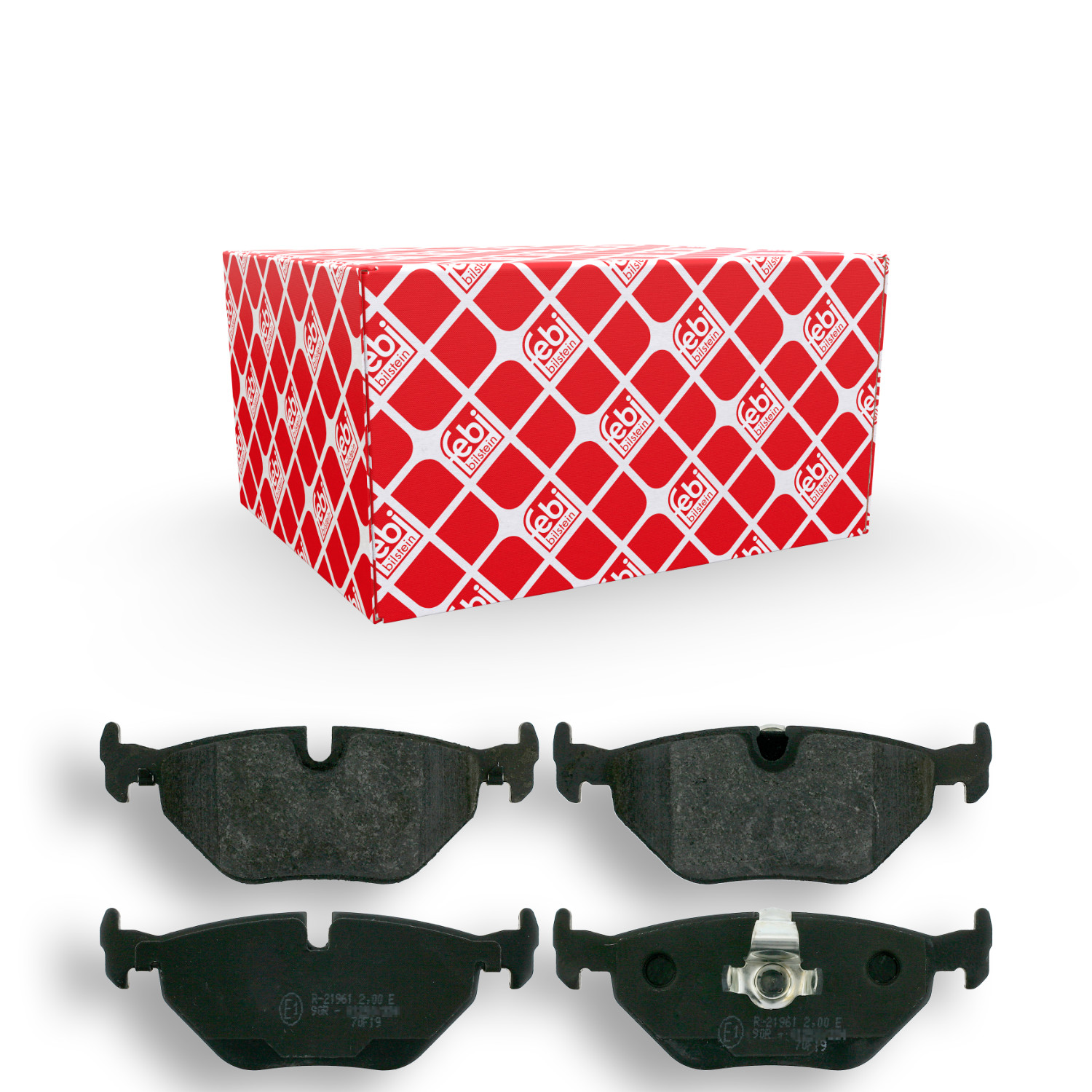 FEBI BILSTEIN Bremsbelagsatz, Scheibenbremse 16190 f&uuml;r BMW, Hinterachse