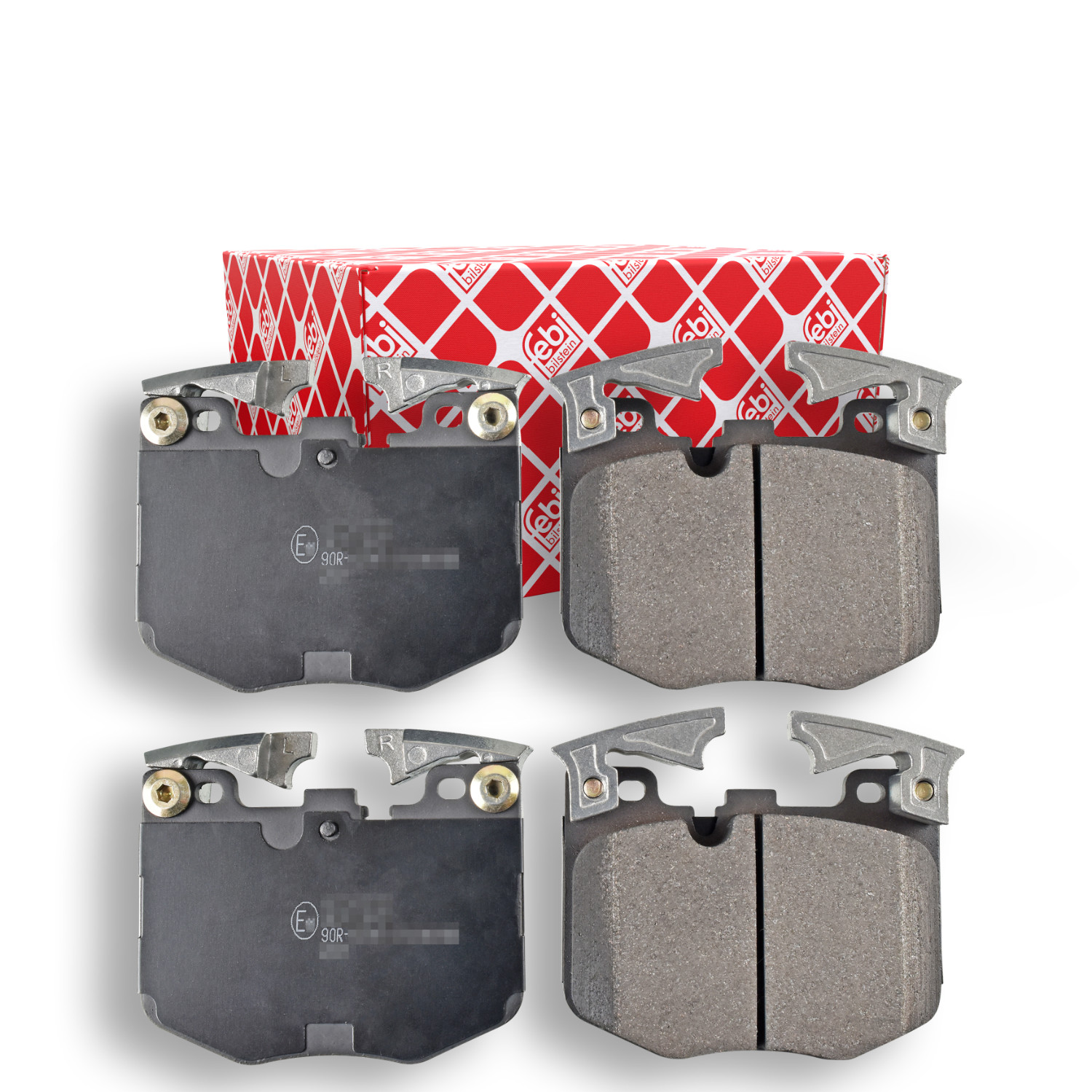 FEBI BILSTEIN Bremsbelagsatz, Scheibenbremse 116430 f&uuml;r BMW TOYOTA, Vorderachse