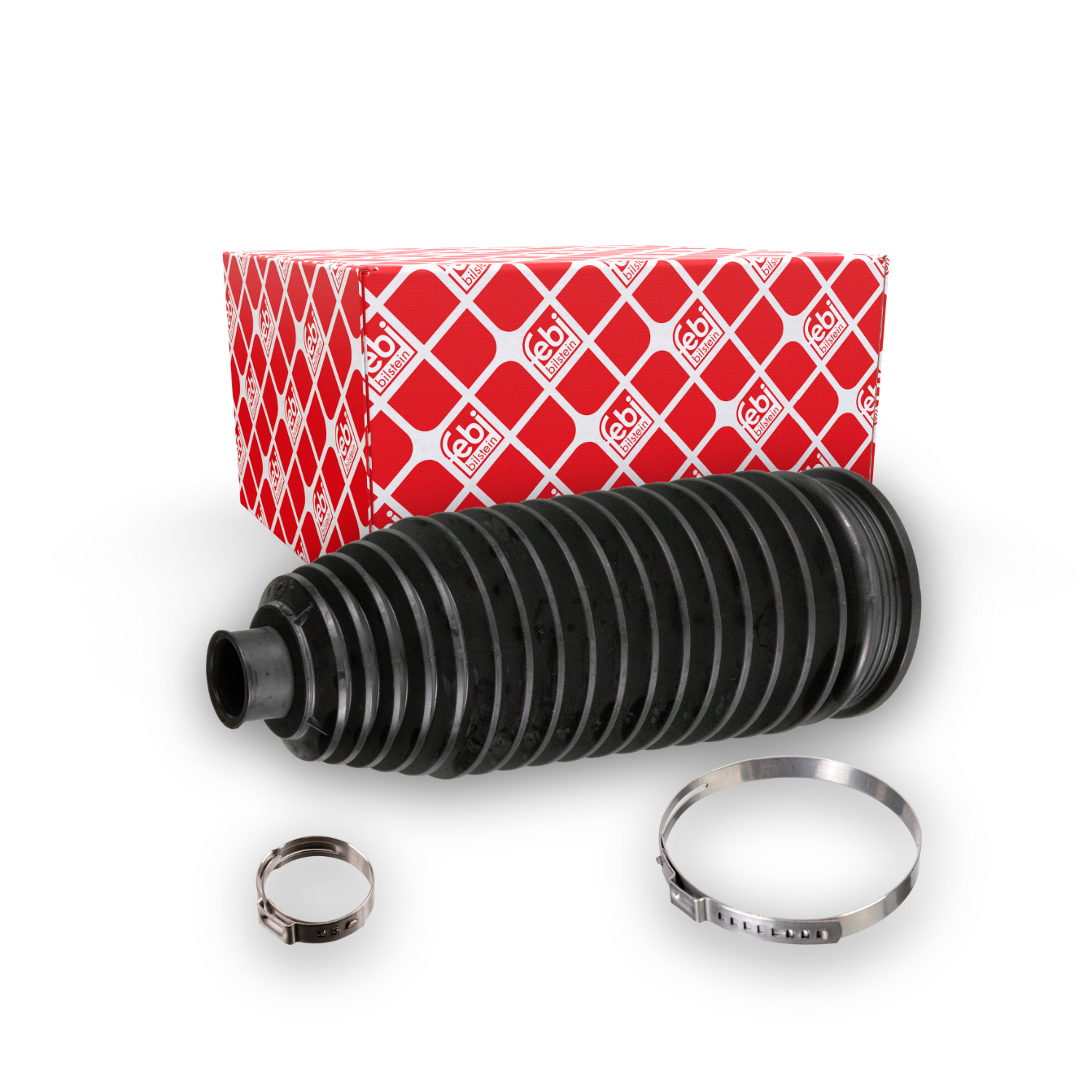 FEBI BILSTEIN Faltenbalgsatz, Lenkung 39833 f&uuml;r VOLVO, Vorderachse links