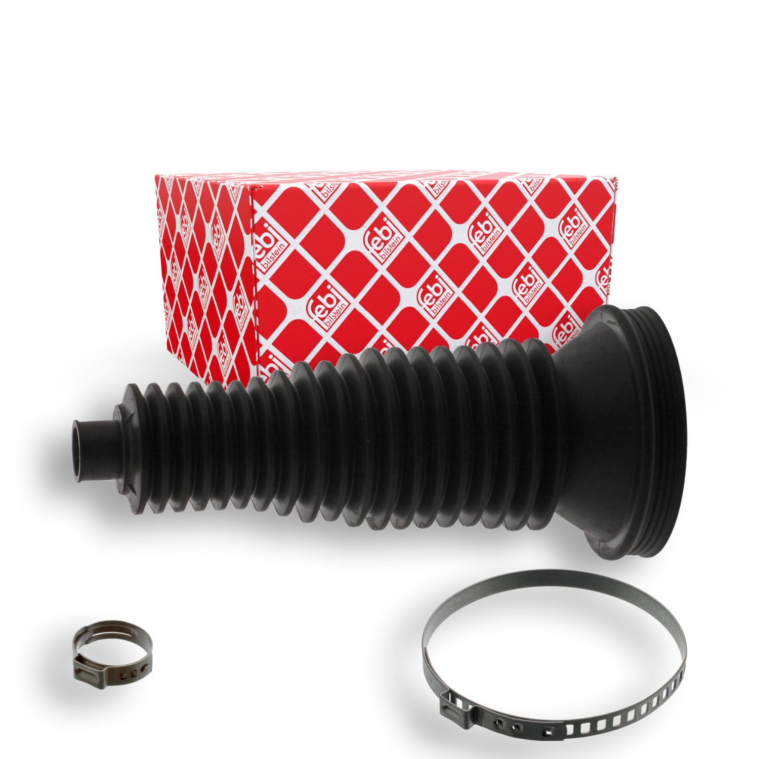 Faltenbalgsatz, Lenkung FEBI BILSTEIN 45480 ProKit für AUDI, beifahrerseitig