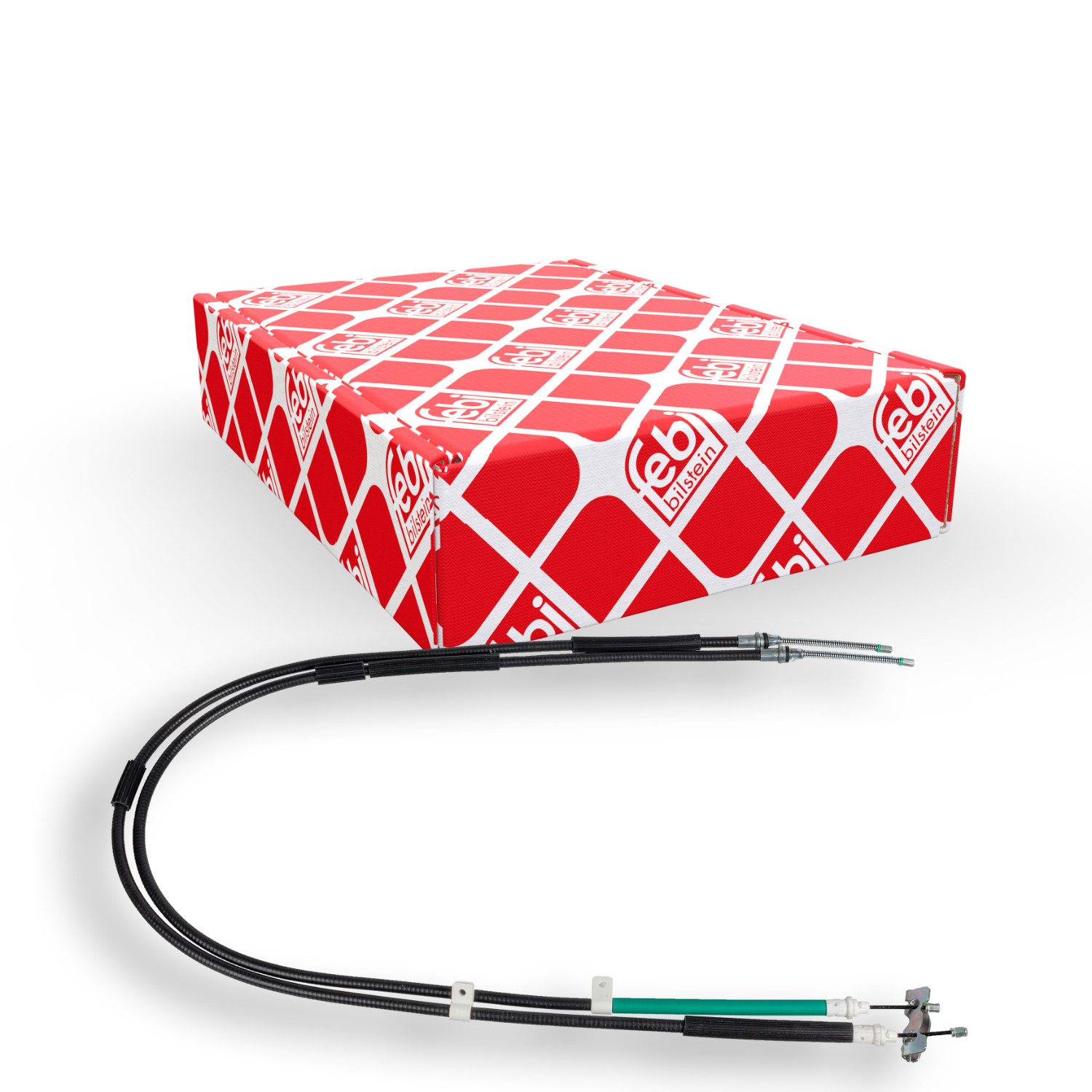 FEBI BILSTEIN Seilzug, Feststellbremse 101813 f&uuml;r FORD, hinten links