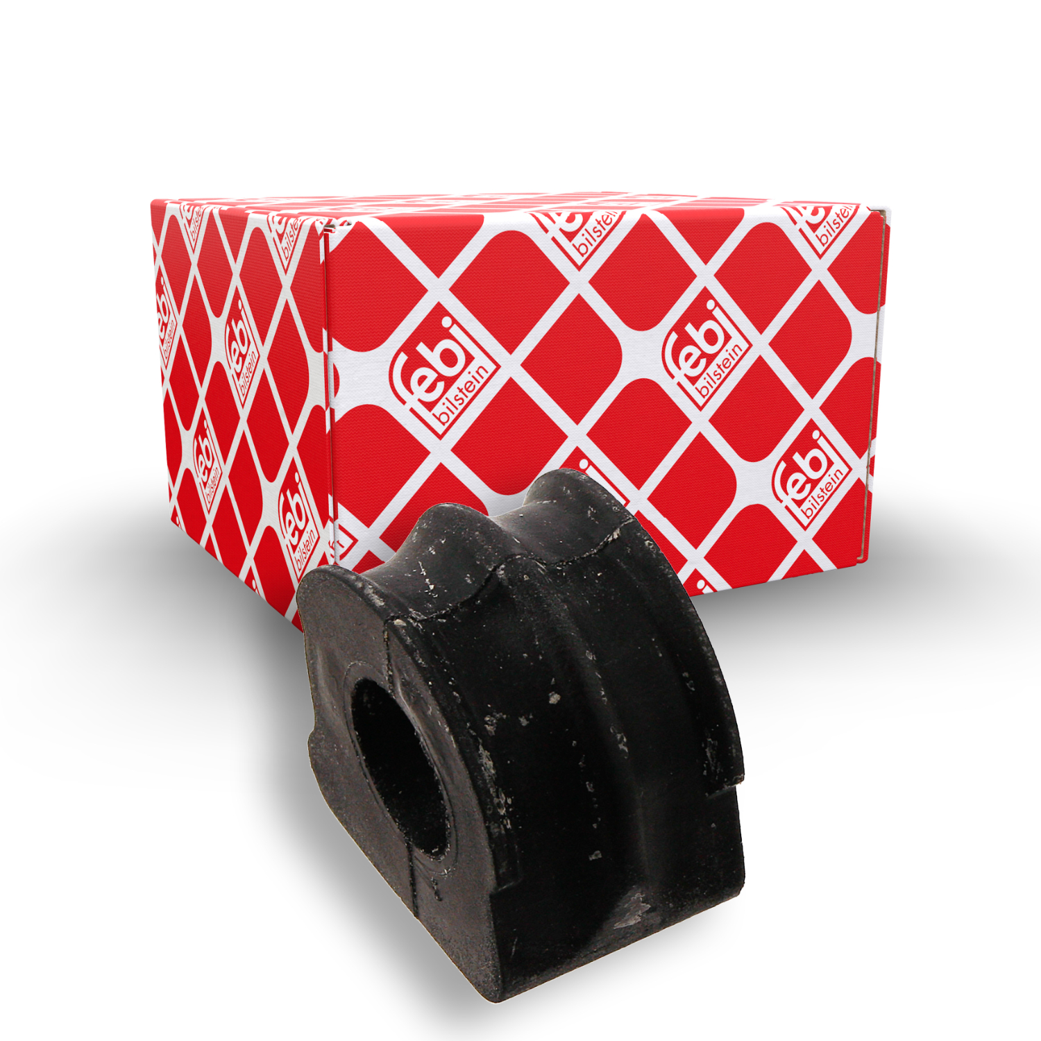 Lagerung, Stabilisator FEBI BILSTEIN 31348 f&uuml;r AUDI SEAT VW, Vorderachse
