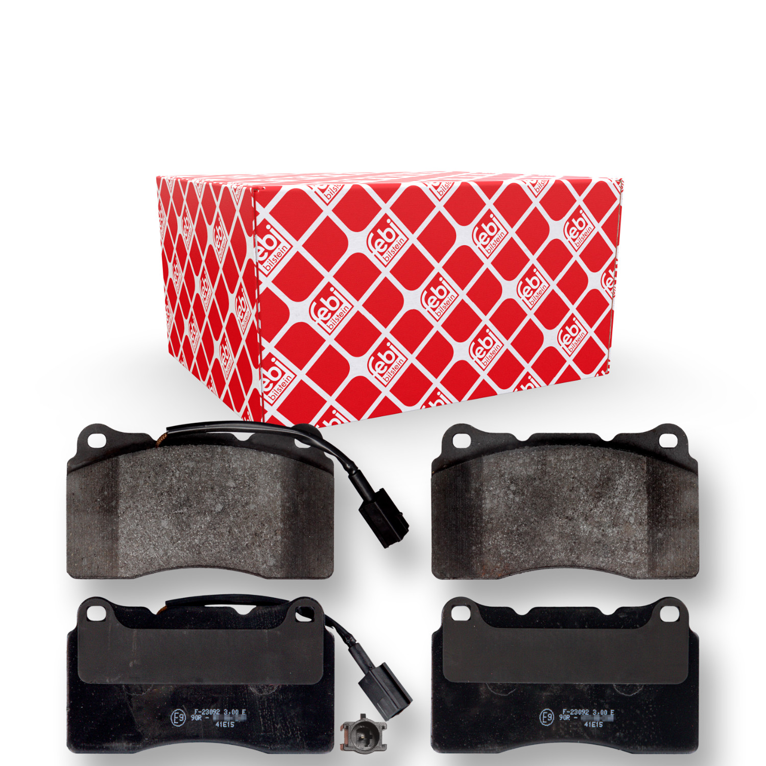 FEBI BILSTEIN Bremsbelagsatz, Scheibenbremse 116107 f&uuml;r LANCIA, Vorderachse