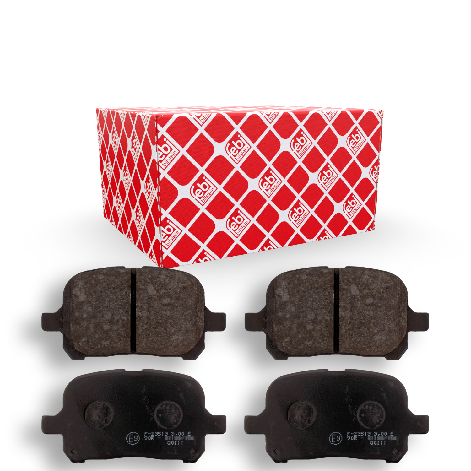 FEBI BILSTEIN Bremsbelagsatz, Scheibenbremse 16724 f&uuml;r MAZDA TOYOTA, Vorderachse