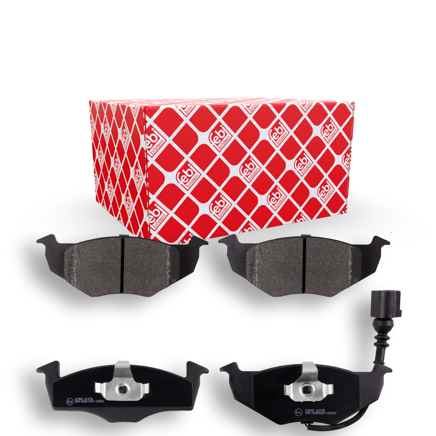 FEBI BILSTEIN Bremsbelagsatz, Scheibenbremse 16482 f&uuml;r SKODA VW, Vorderachse
