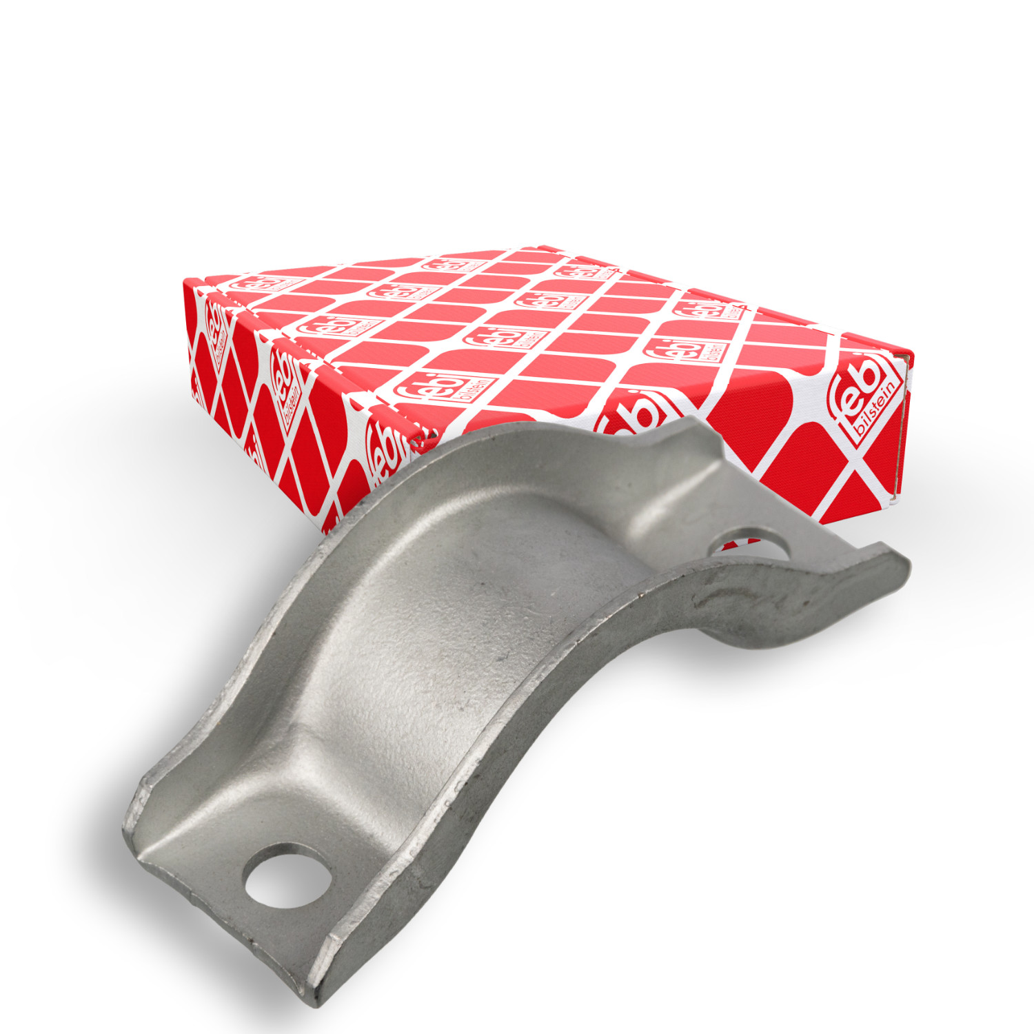 Halter, Stabilisatorlagerung FEBI BILSTEIN 109619 f&uuml;r MERCEDES-BENZ, Vorderachse