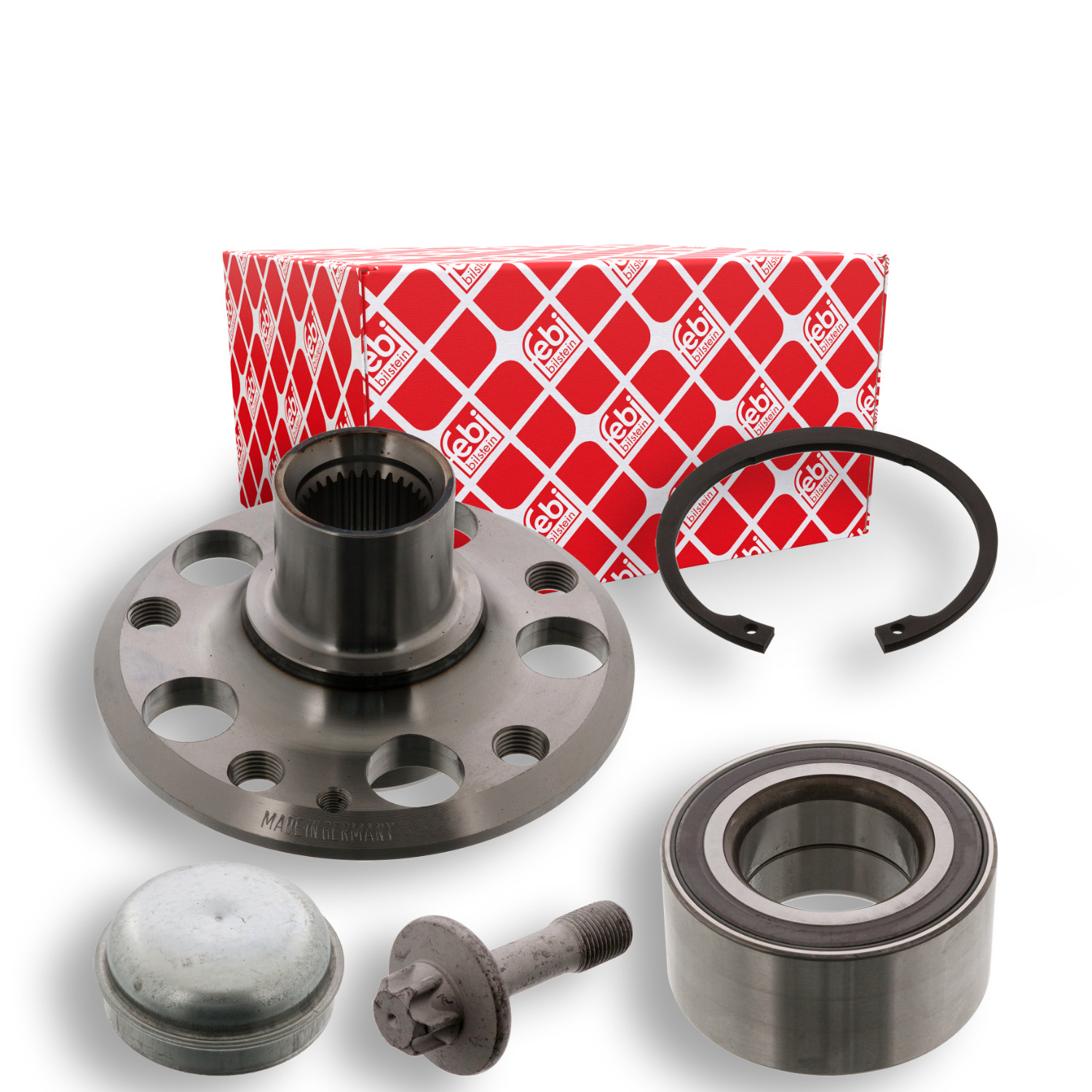 FEBI BILSTEIN Radlagersatz 45555 f&uuml;r MERCEDES-BENZ, Vorderachse links