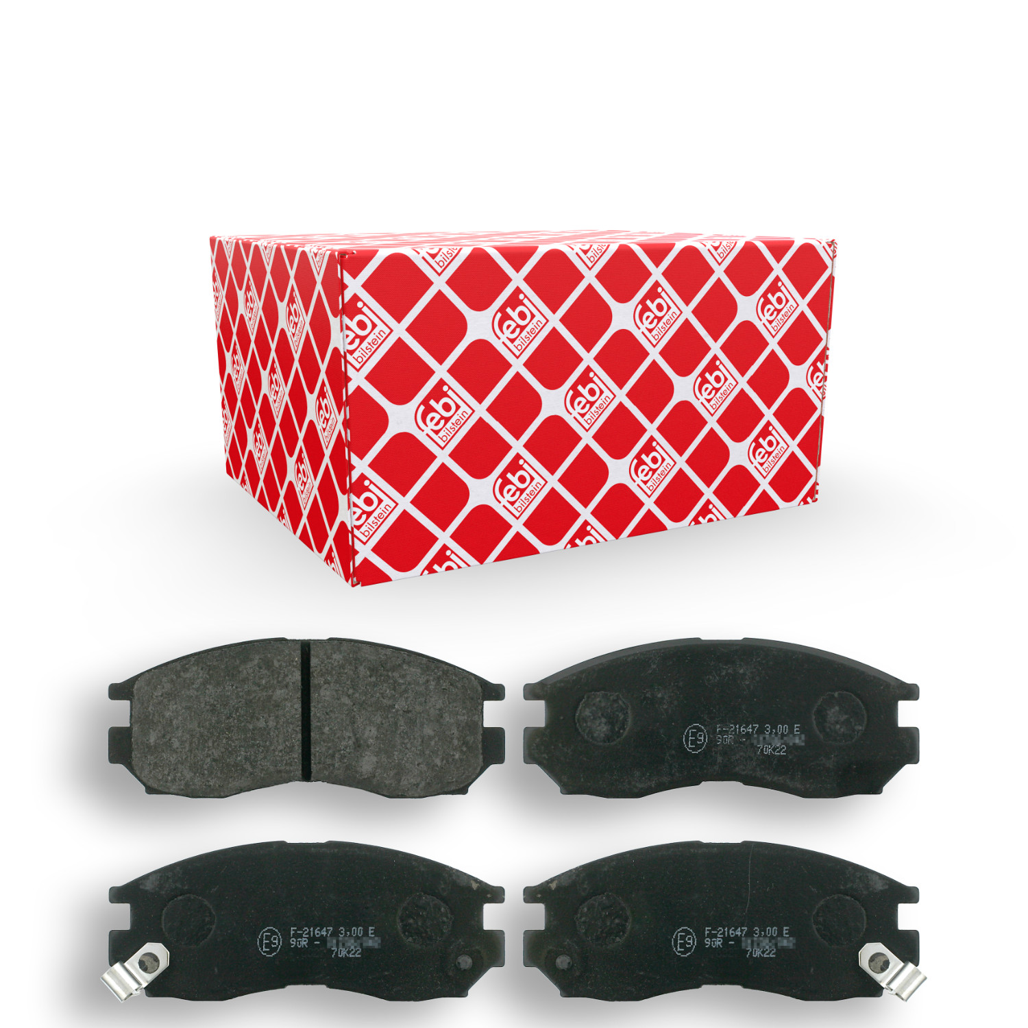 FEBI BILSTEIN Bremsbelagsatz, Scheibenbremse 16327 f&uuml;r MITSUBISHI PROTON