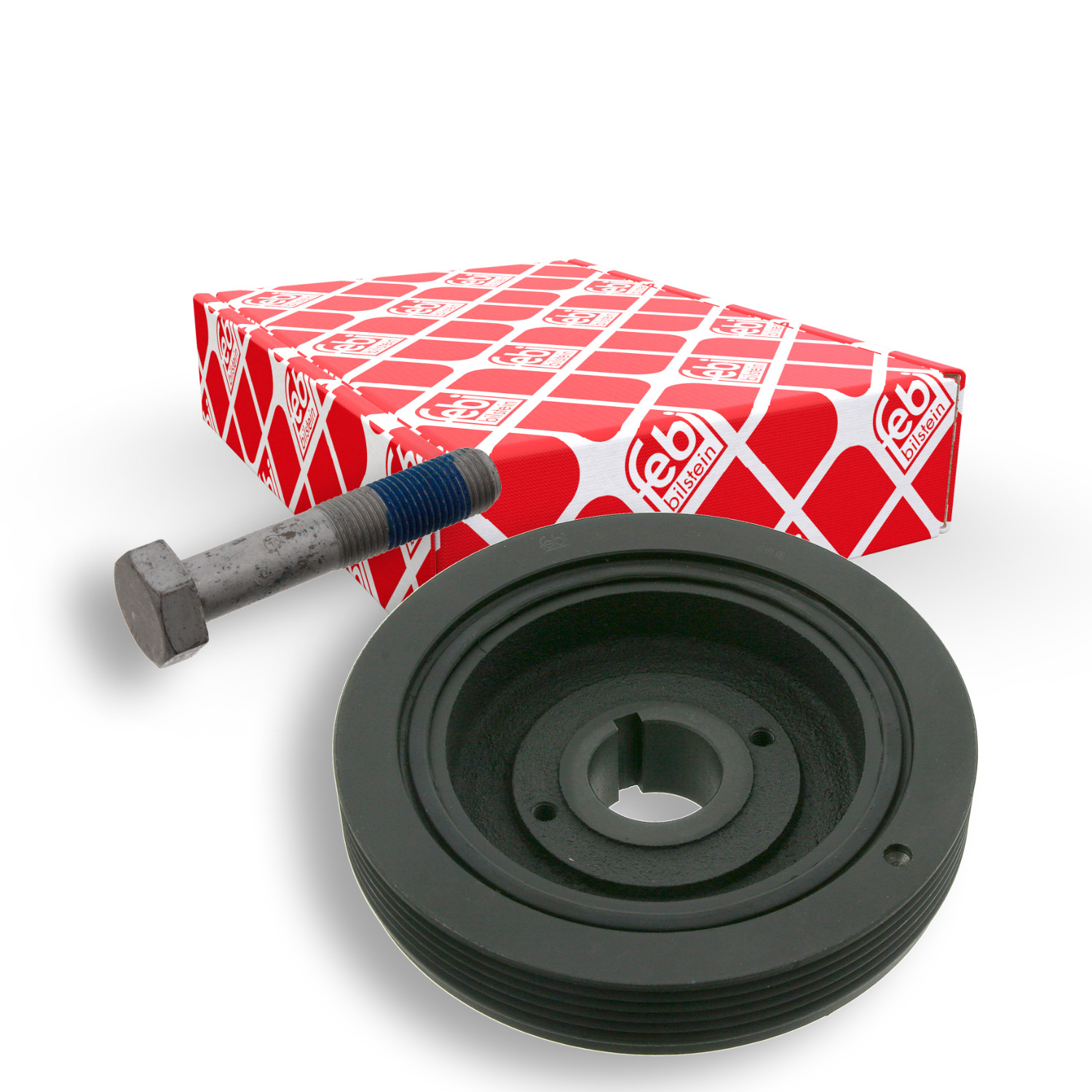 FEBI BILSTEIN Riemenscheibe, Kurbelwelle 33789 ProKit f&uuml;r CITRO&Euml;N PEUGEOT