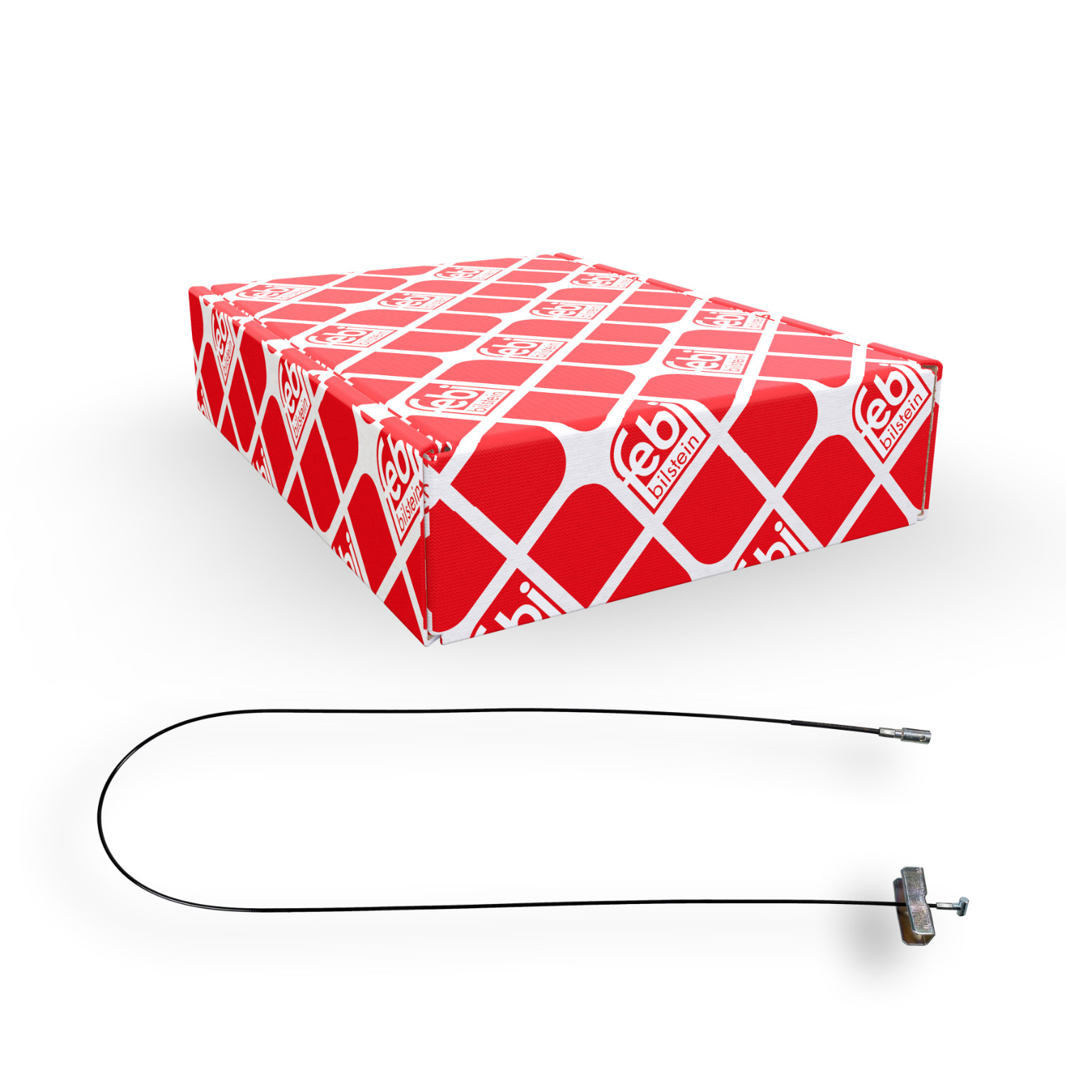 FEBI BILSTEIN Seilzug, Feststellbremse 101807 f&uuml;r OPEL RENAULT VAUXHALL, mitte