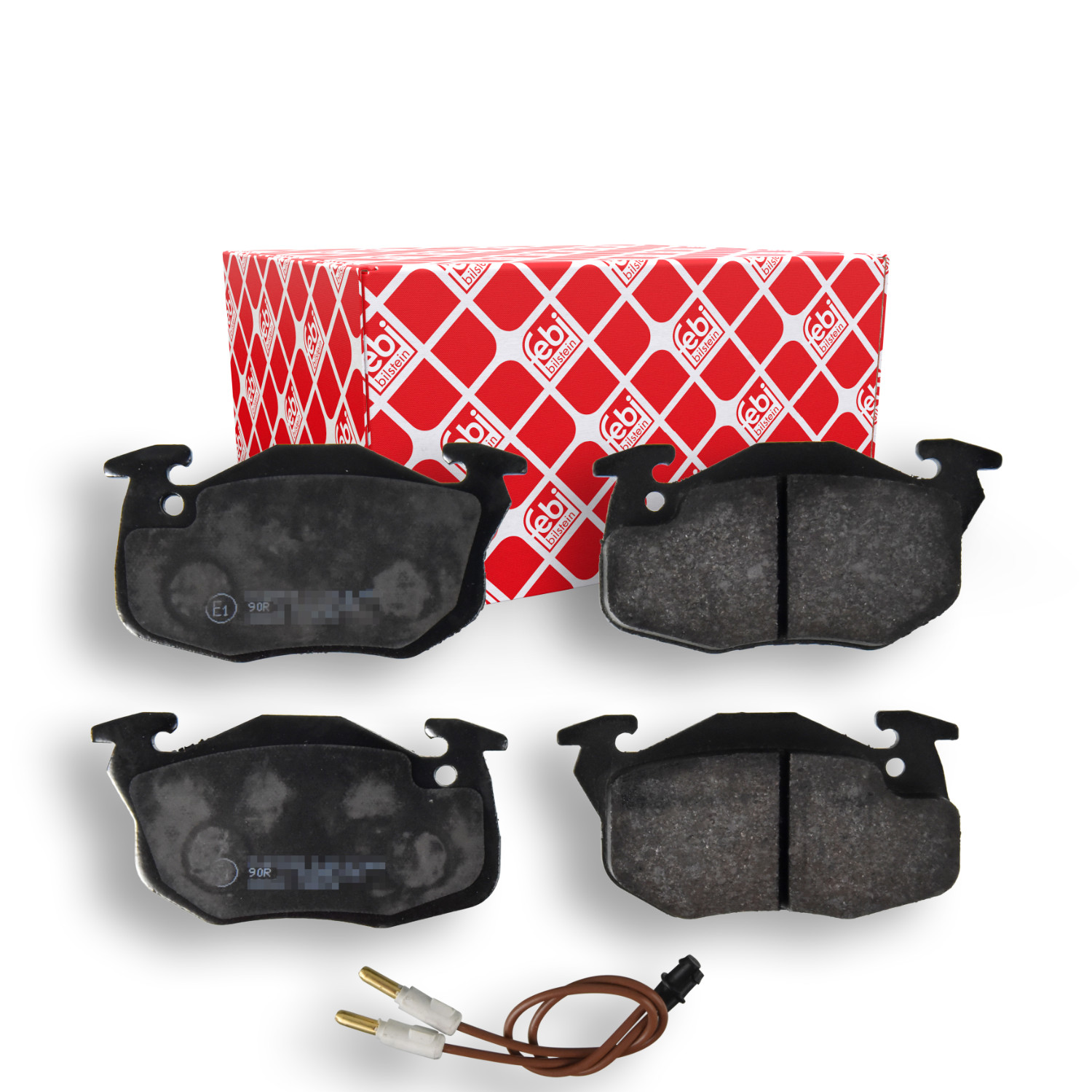 FEBI BILSTEIN Bremsbelagsatz, Scheibenbremse 16192 f&uuml;r CITRO&Euml;N PEUGEOT RENAULT