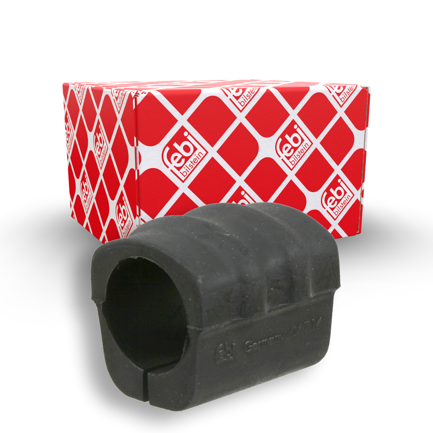 Lagerung, Stabilisator FEBI BILSTEIN 06714 f&uuml;r MERCEDES-BENZ EVOBUS, Vorderachse