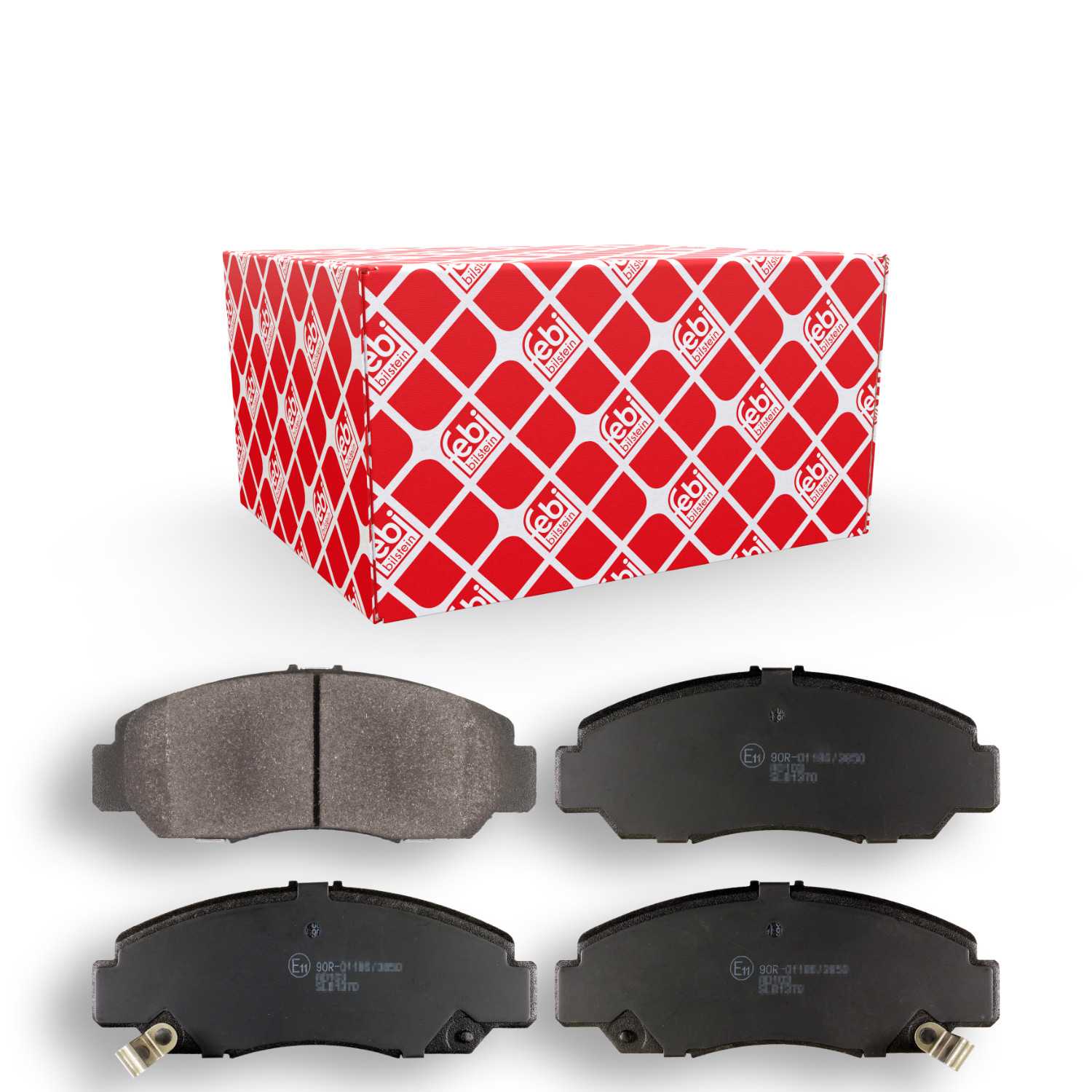 Bremsbelagsatz, Scheibenbremse FEBI BILSTEIN 170650 f&uuml;r HONDA, Vorderachse