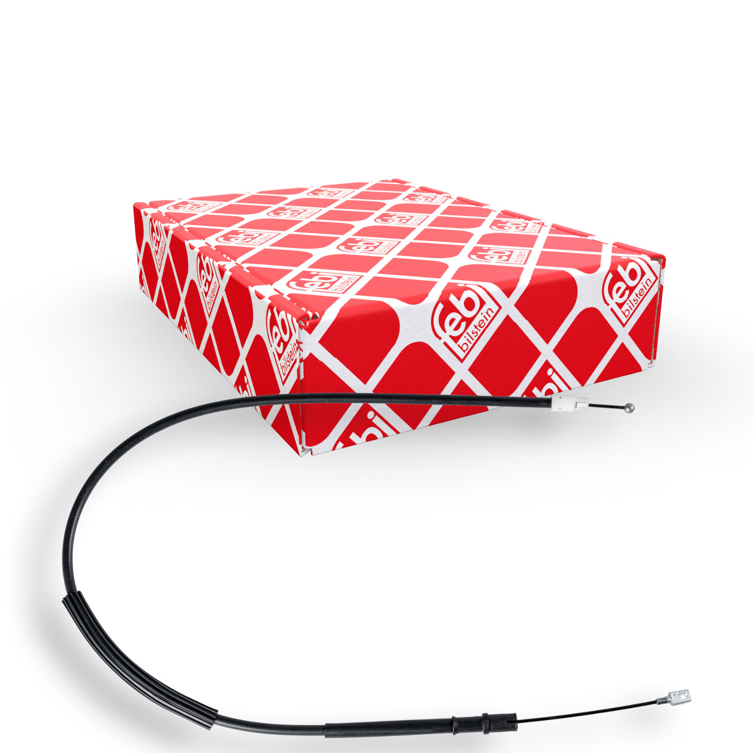 Seilzug, Feststellbremse FEBI BILSTEIN 109233 f&uuml;r MERCEDES-BENZ, hinten links