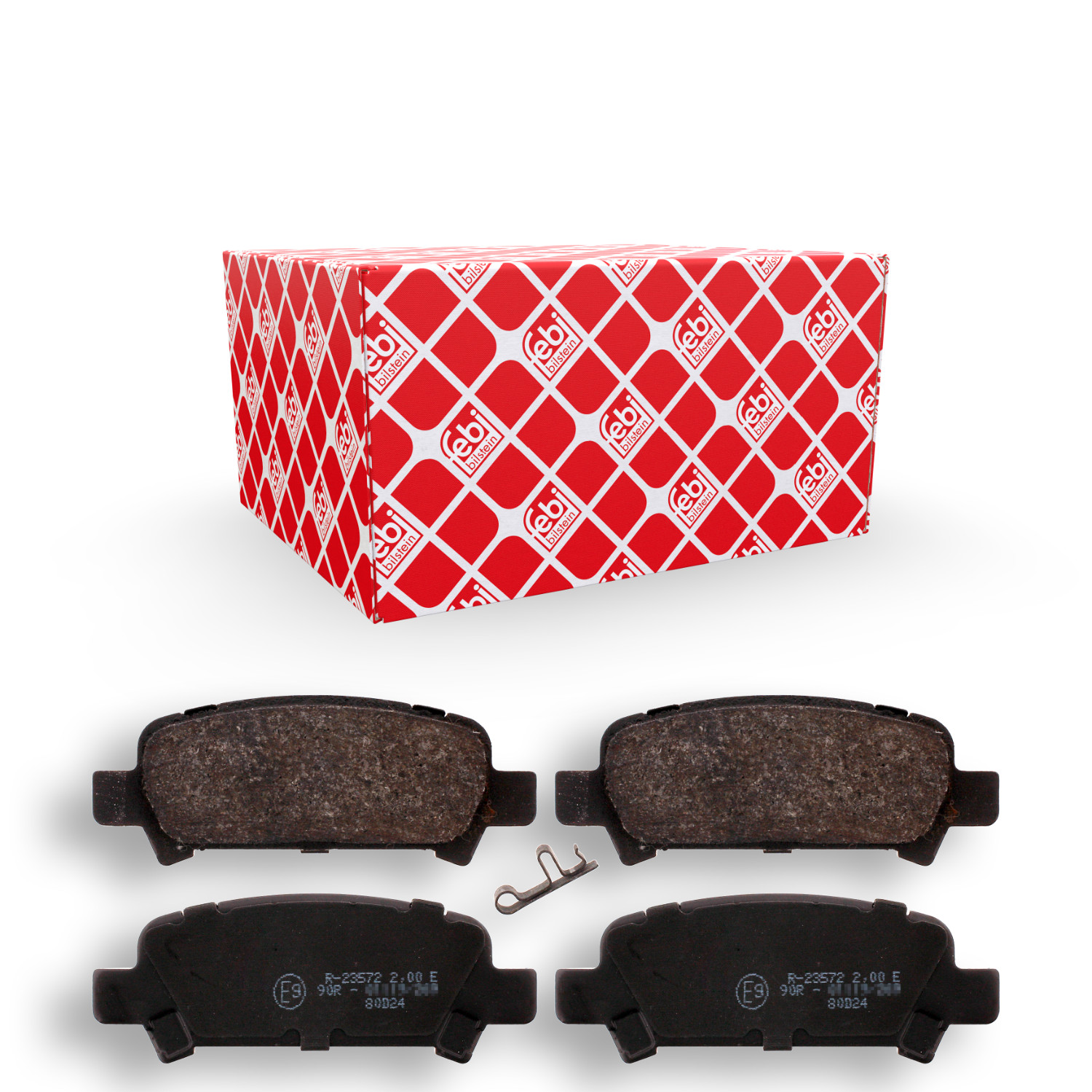 FEBI BILSTEIN Bremsbelagsatz, Scheibenbremse 16659 f&uuml;r MAZDA MITSUBISHI SUBARU