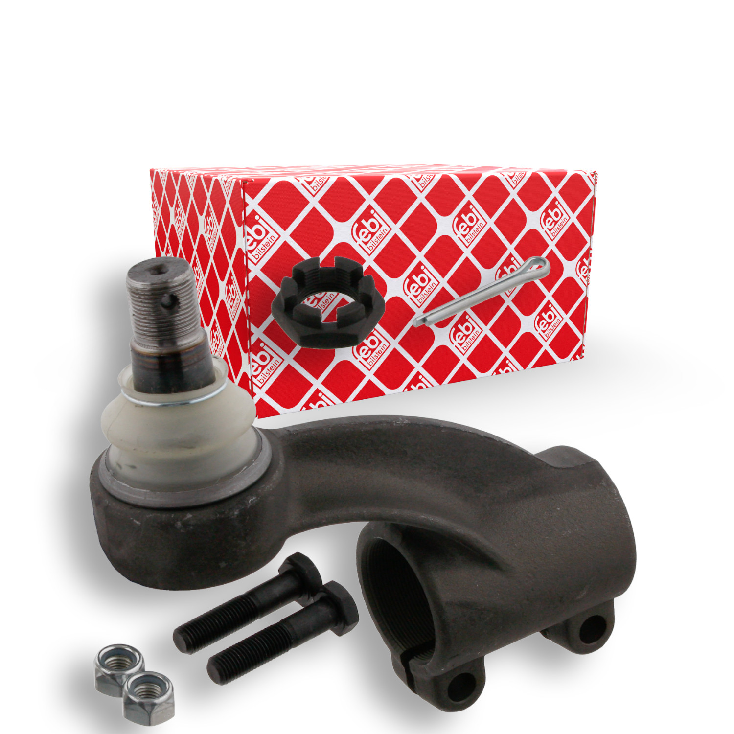 FEBI BILSTEIN Spurstangenkopf 09874 ProKit f&uuml;r SCANIA, Vorderachse links