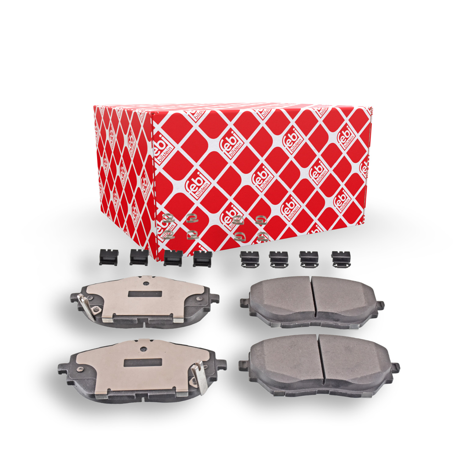 FEBI BILSTEIN Bremsbelagsatz, Scheibenbremse 116400 f&uuml;r TOYOTA, Vorderachse