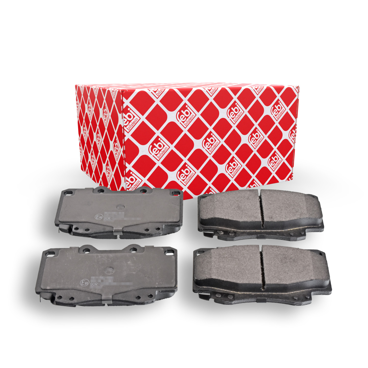 FEBI BILSTEIN Bremsbelagsatz, Scheibenbremse 116287 f&uuml;r TOYOTA, Vorderachse