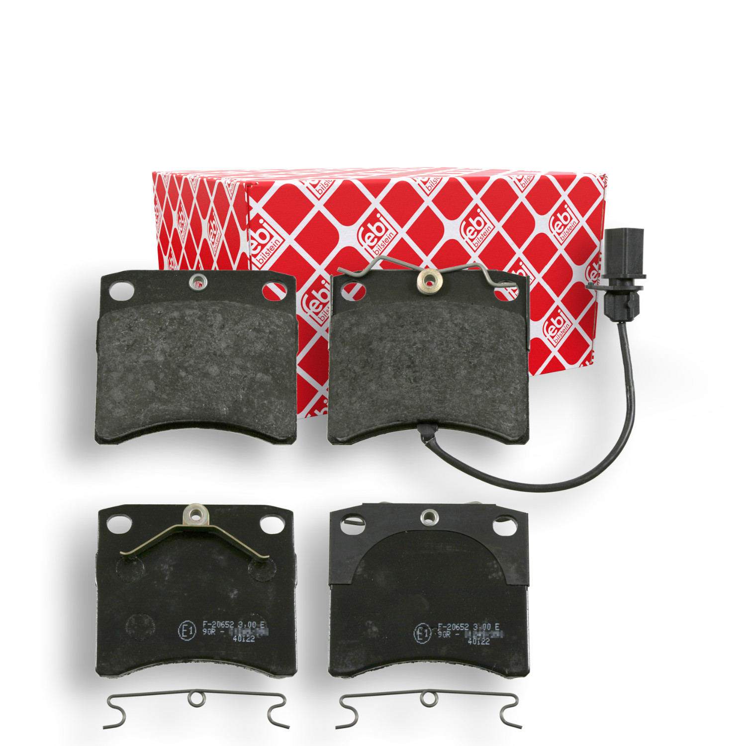 FEBI BILSTEIN Bremsbelagsatz, Scheibenbremse 16463 f&uuml;r VW, Vorderachse