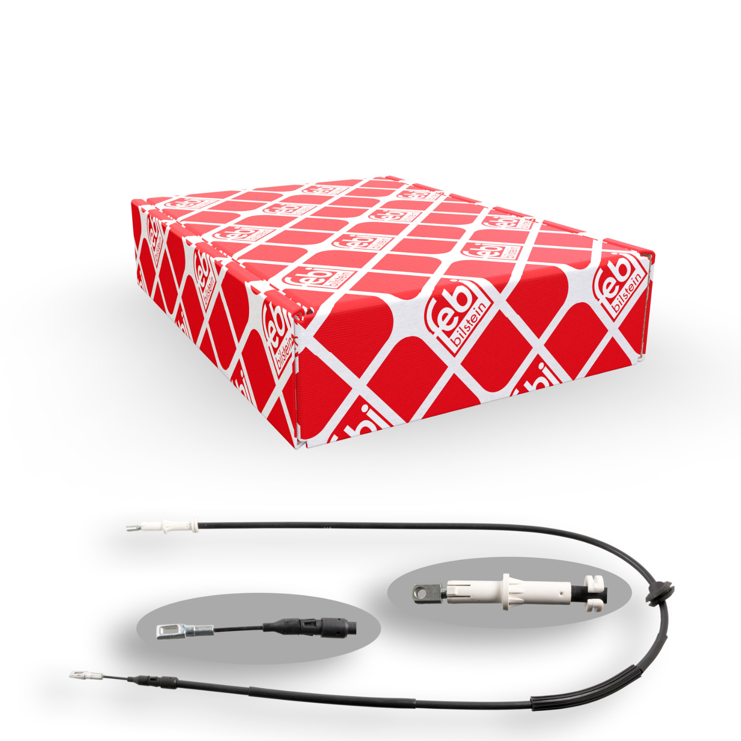 FEBI BILSTEIN Seilzug, Feststellbremse 26466 f&uuml;r MERCEDES-BENZ, hinten links