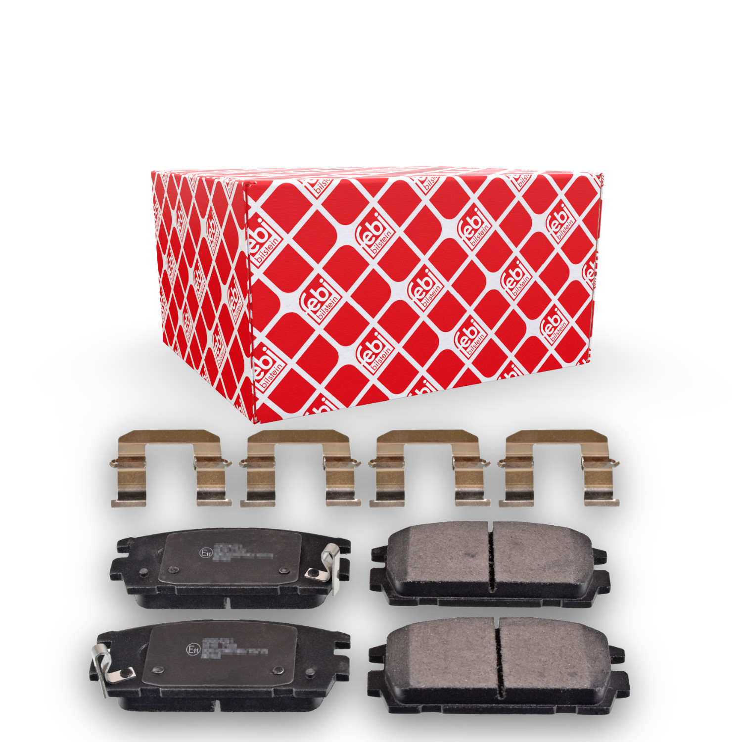 FEBI BILSTEIN Bremsbelagsatz, Scheibenbremse 170855 f&uuml;r HYUNDAI, Hinterachse