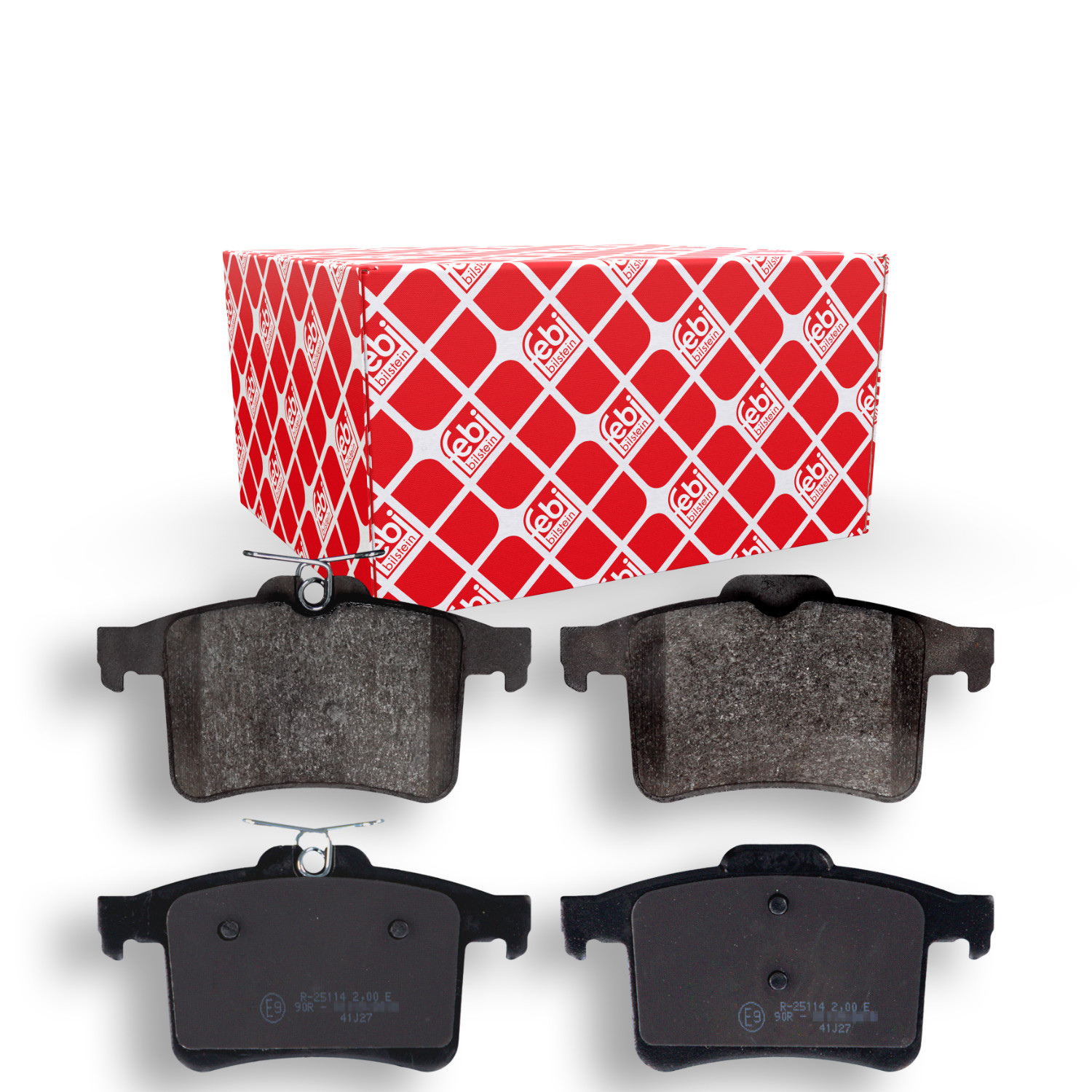 FEBI BILSTEIN Bremsbelagsatz, Scheibenbremse 116089 f&uuml;r JAGUAR, Hinterachse