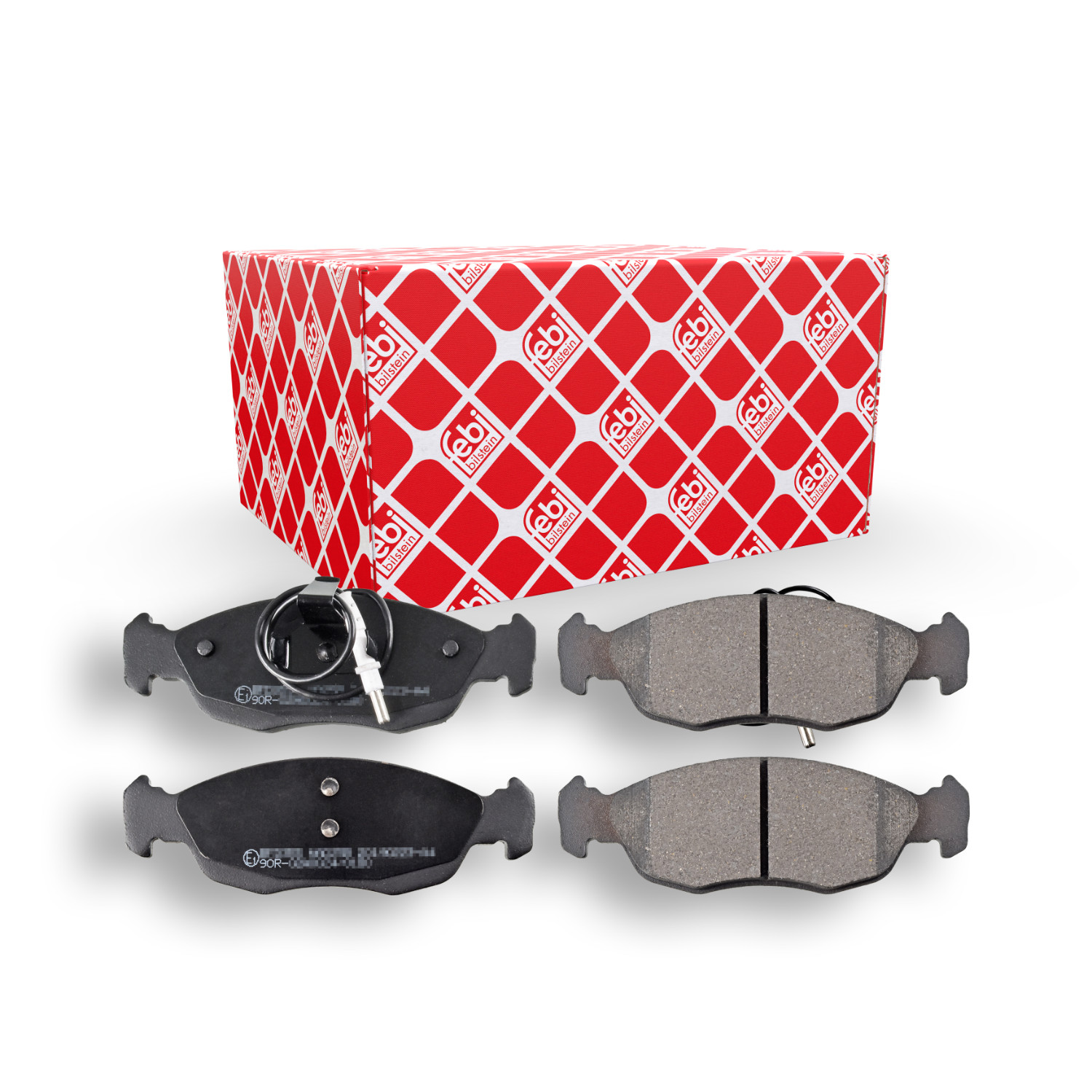 FEBI BILSTEIN Bremsbelagsatz, Scheibenbremse 16259 f&uuml;r CITRO&Euml;N PEUGEOT
