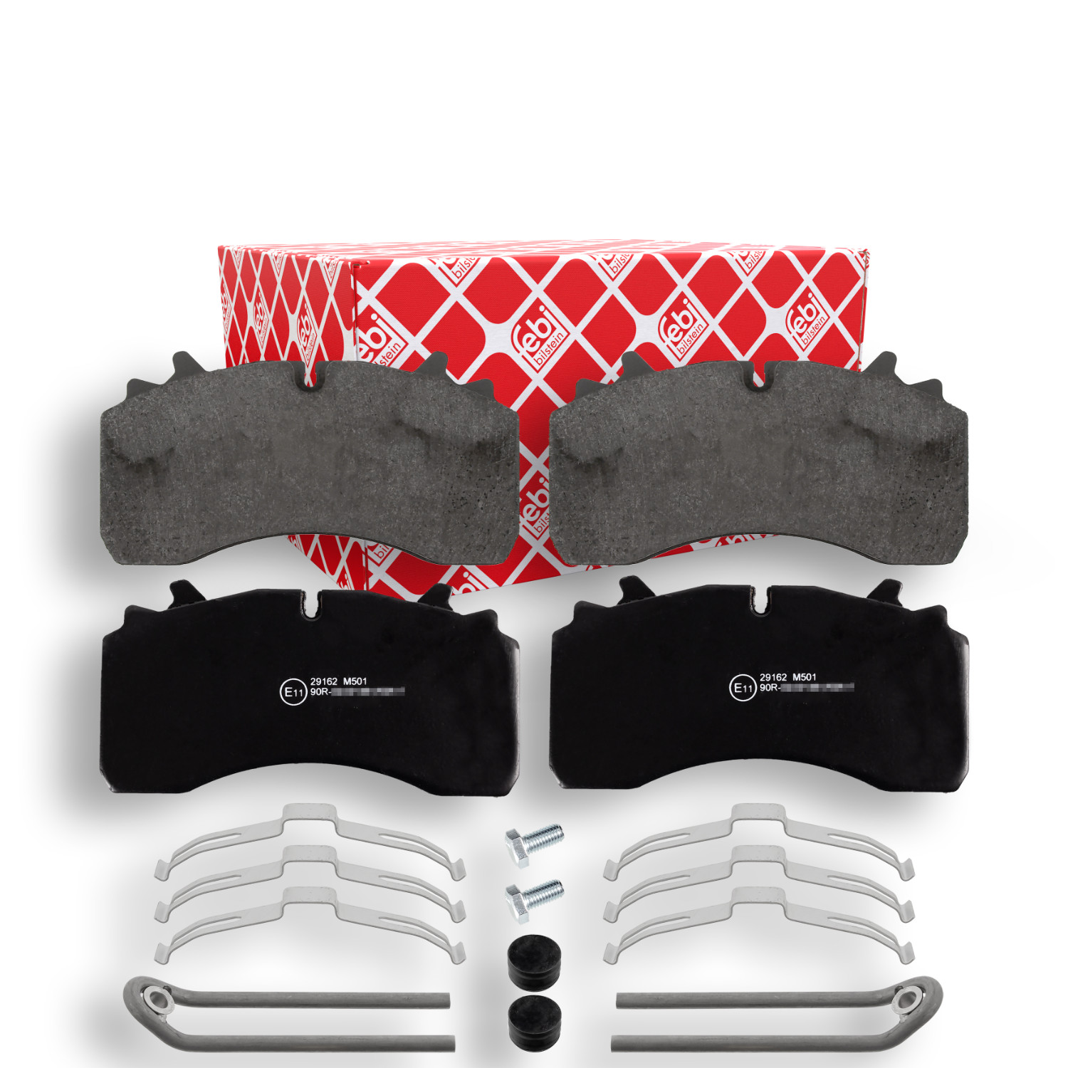 FEBI BILSTEIN Bremsbelagsatz, Scheibenbremse 16636 f&uuml;r DAF K&Ouml;GEL SAF KRONE