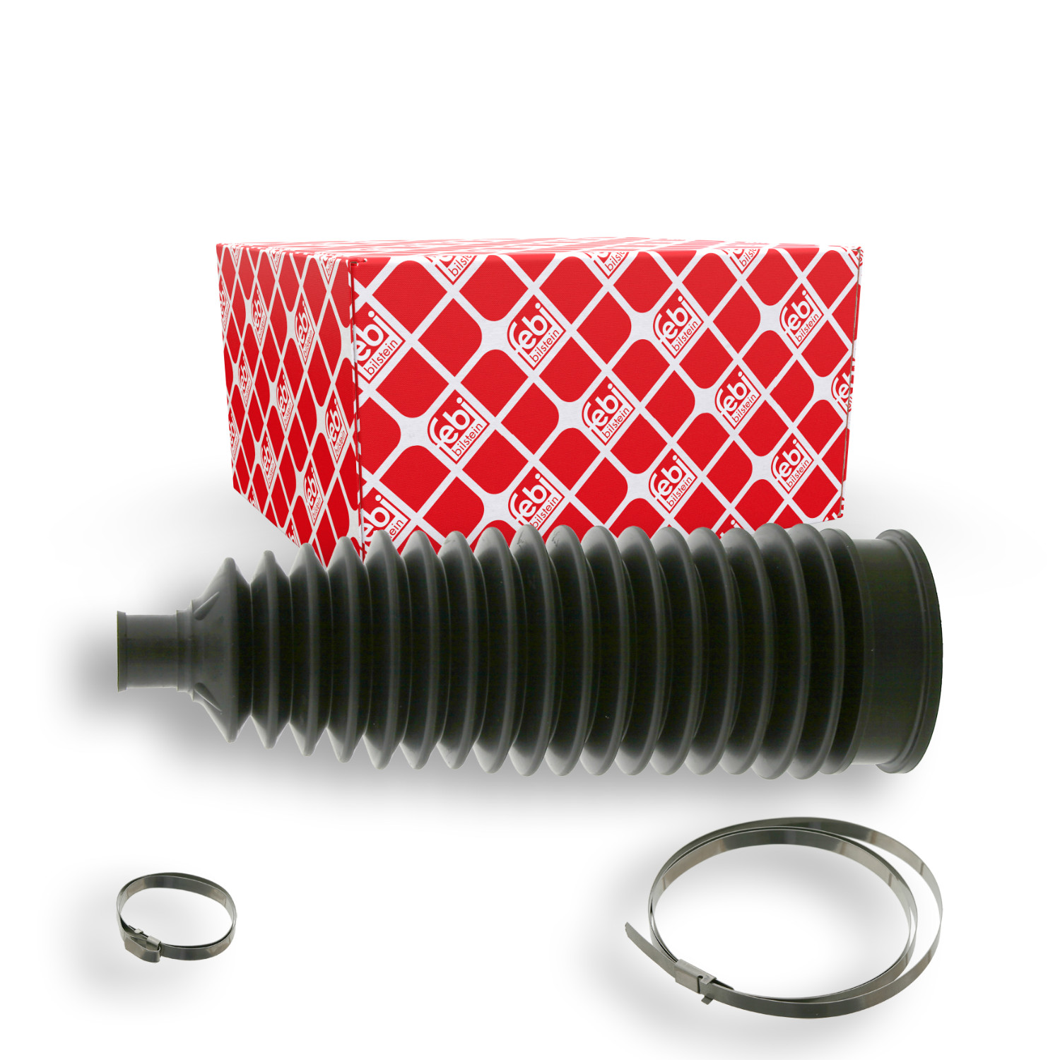 FEBI BILSTEIN Faltenbalgsatz, Lenkung 27222 f&uuml;r RENAULT, Vorderachse links