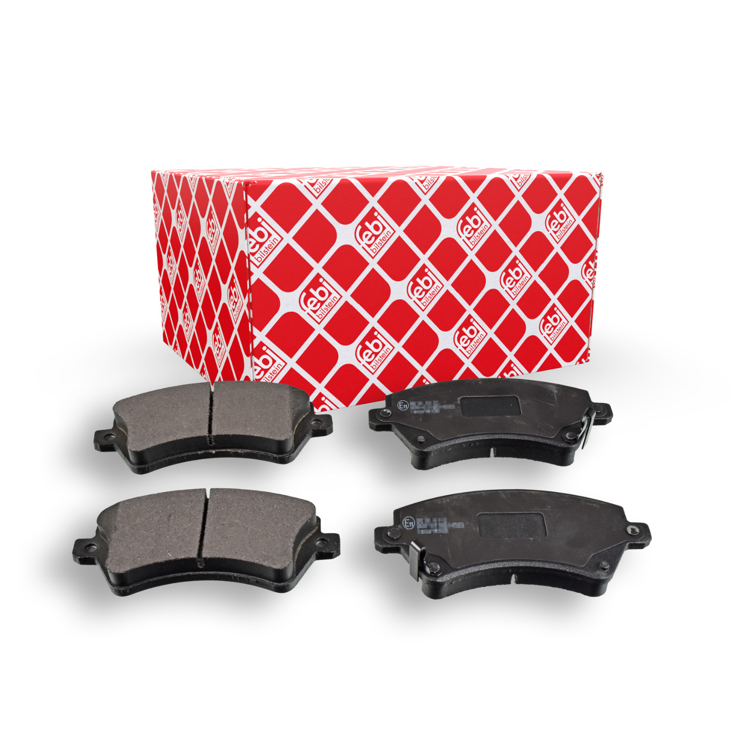 FEBI BILSTEIN Bremsbelagsatz, Scheibenbremse 16539 f&uuml;r TOYOTA, Vorderachse