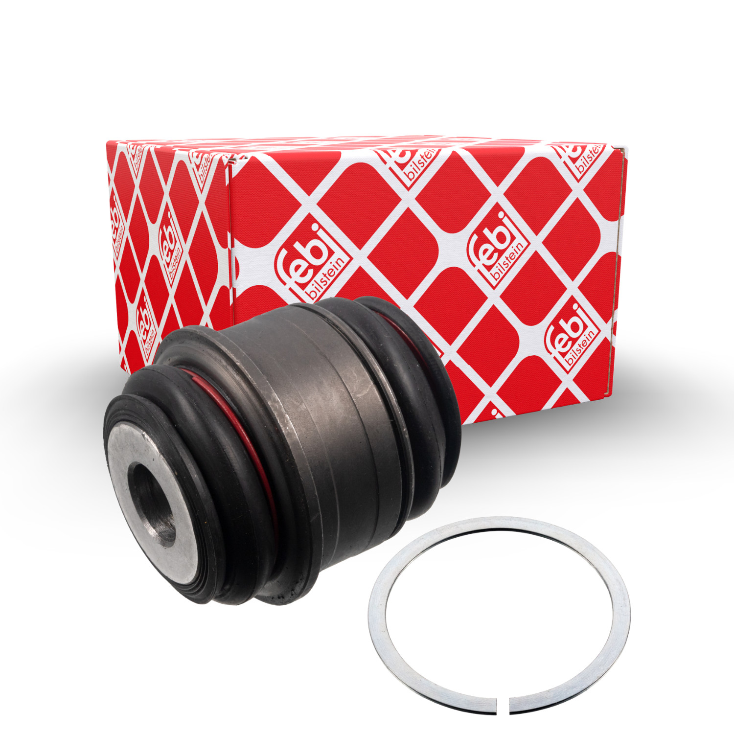 Lagerung, Lenker FEBI BILSTEIN 37959 f&uuml;r BMW, Hinterachse links, au&szlig;en, hinten