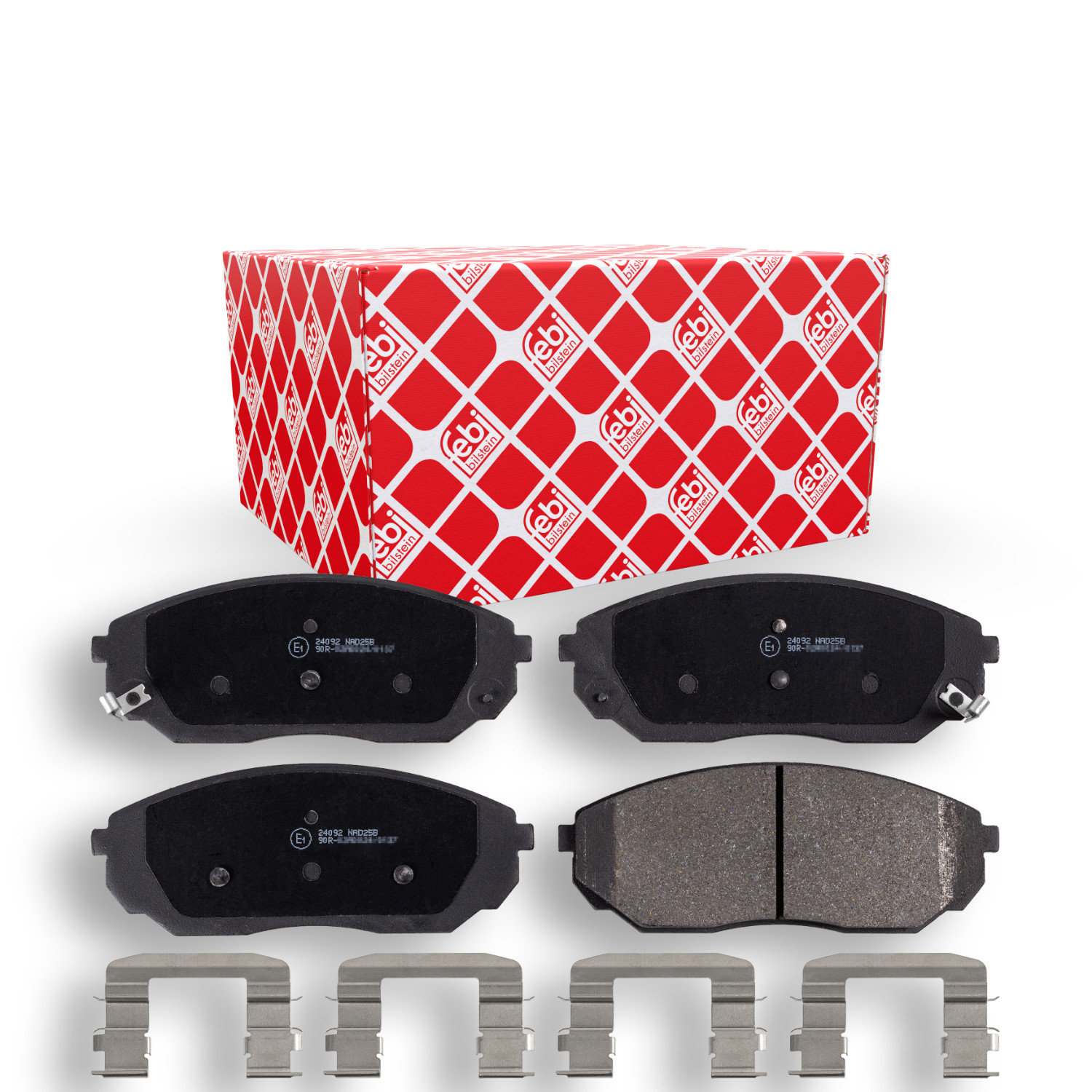 FEBI BILSTEIN Bremsbelagsatz, Scheibenbremse 16471 f&uuml;r KIA, Vorderachse