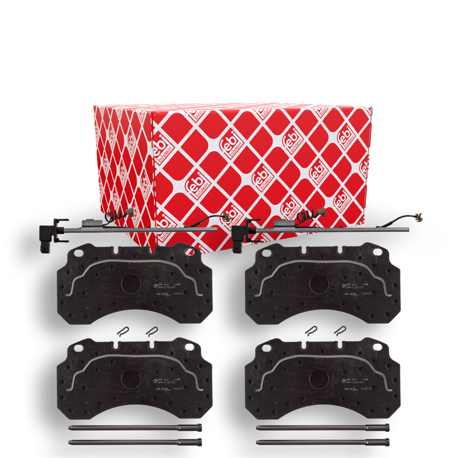 FEBI BILSTEIN Bremsbelagsatz, Scheibenbremse 16685 f&uuml;r RENAULT TRUCKS