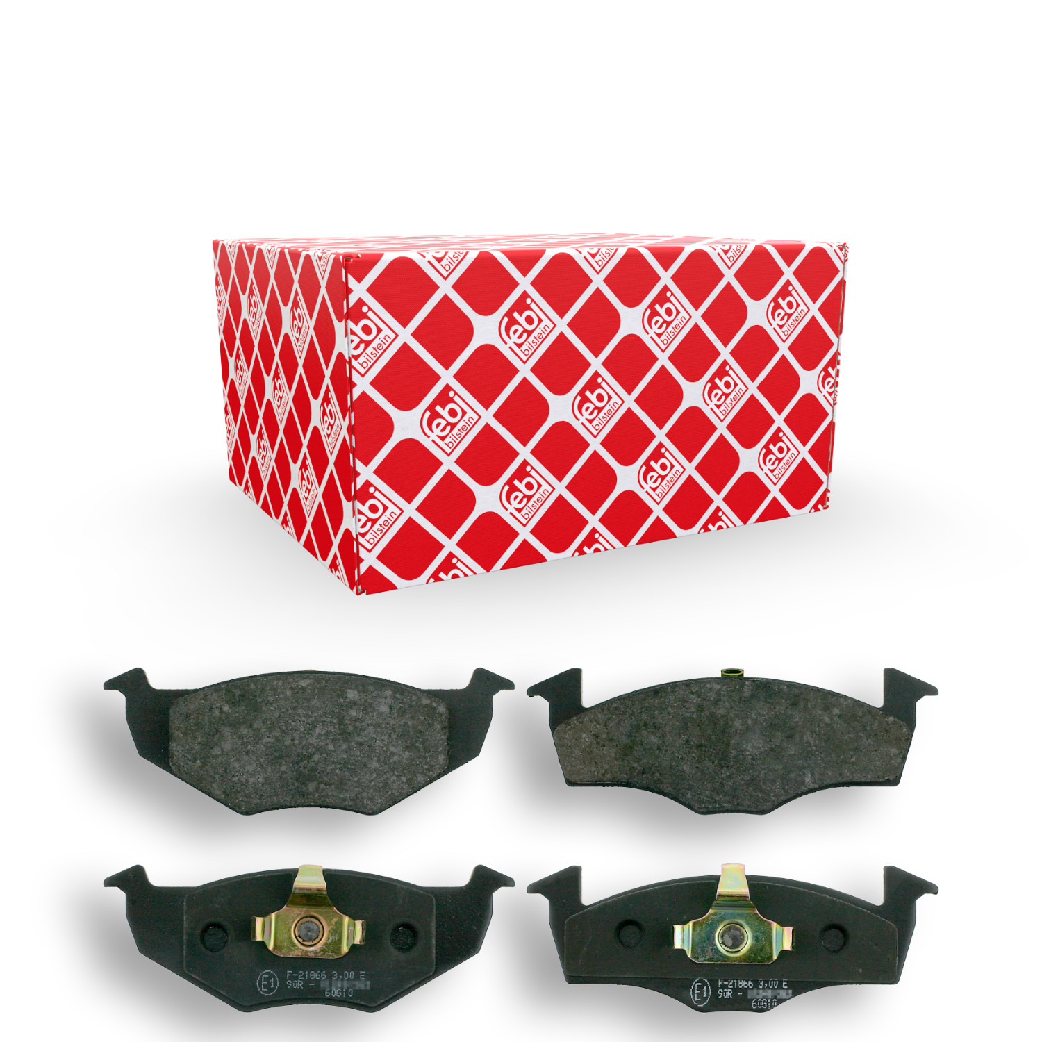 FEBI BILSTEIN Bremsbelagsatz, Scheibenbremse 16006 f&uuml;r SEAT VW, Vorderachse