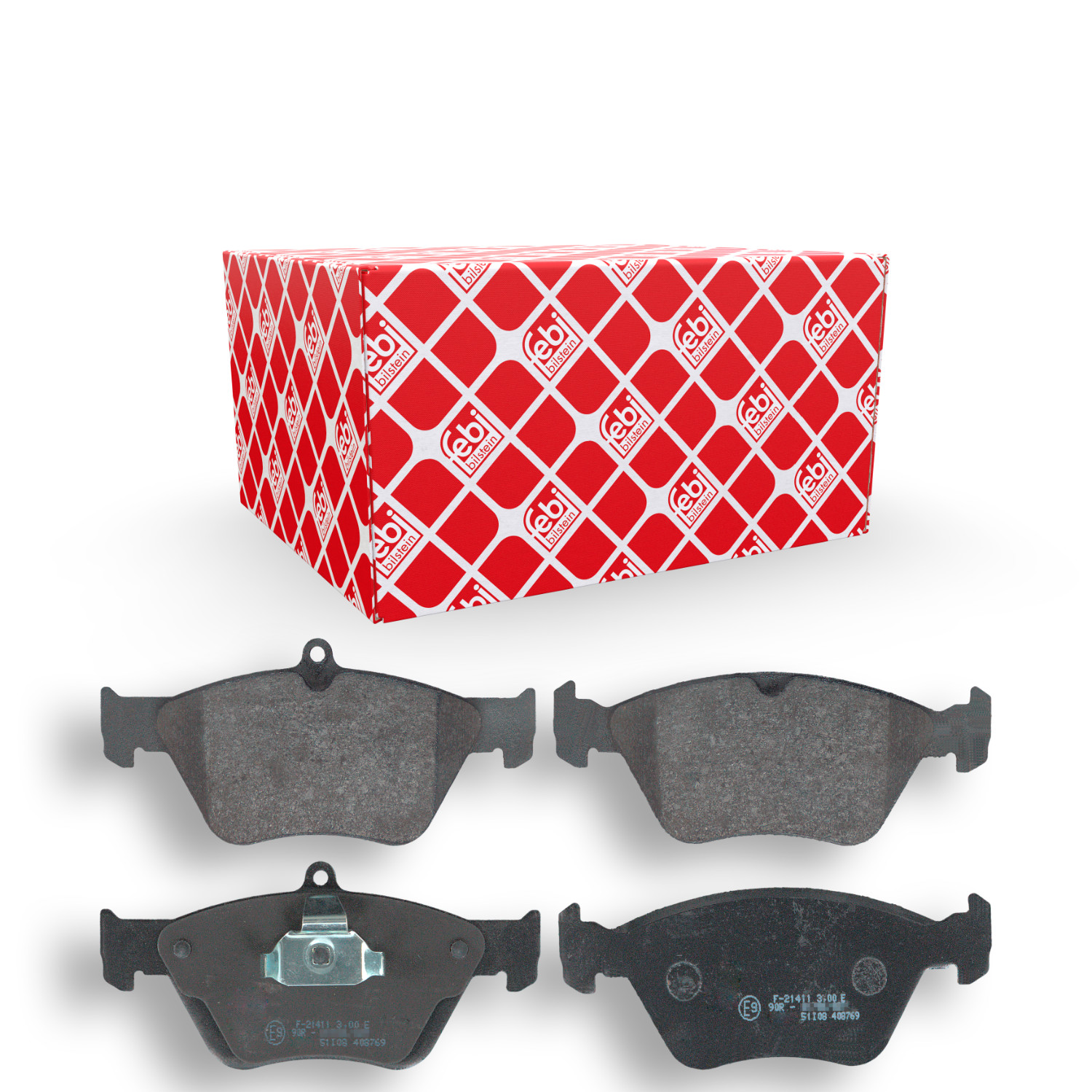 FEBI BILSTEIN Bremsbelagsatz, Scheibenbremse 16234 f&uuml;r OPEL SAAB VAUXHALL