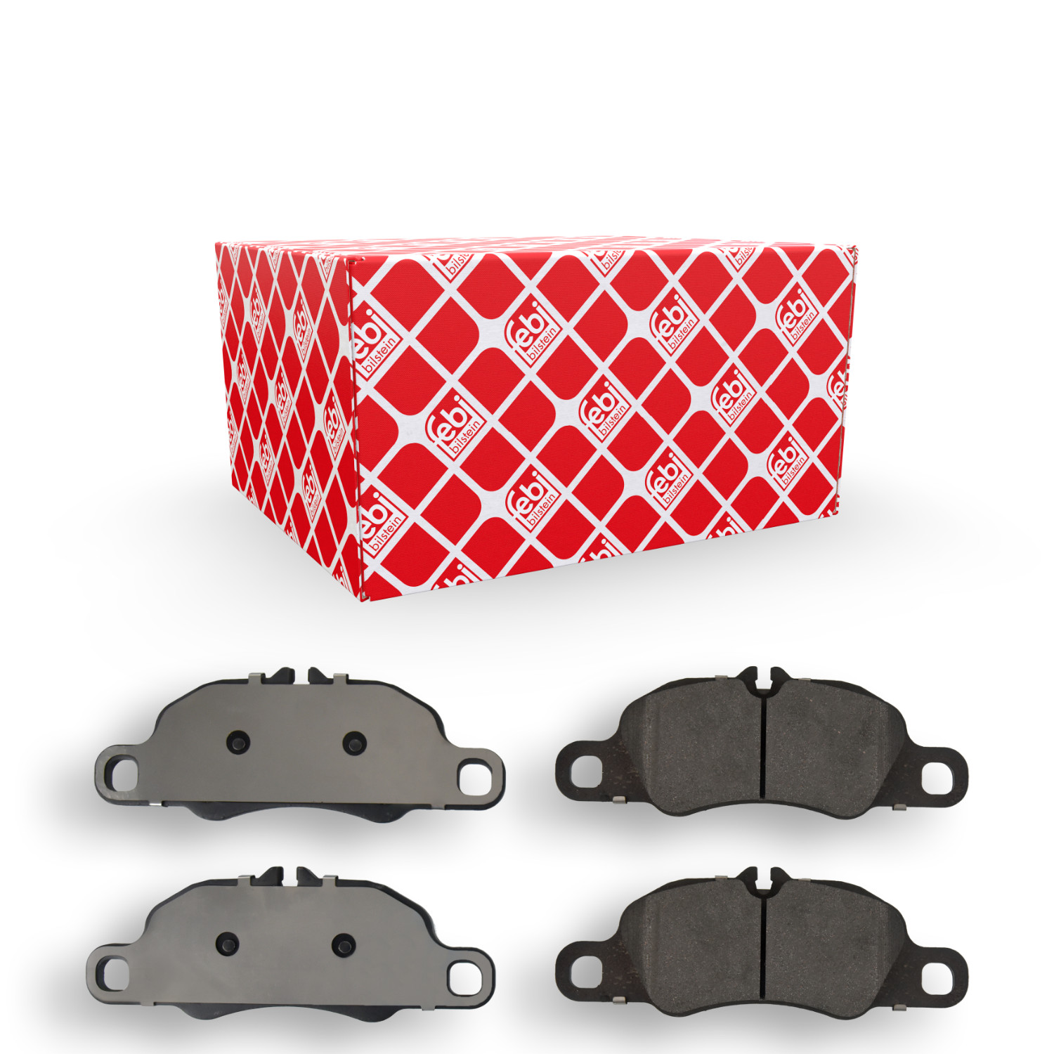 FEBI BILSTEIN Bremsbelagsatz, Scheibenbremse 116172 für PORSCHE, Vorderachse