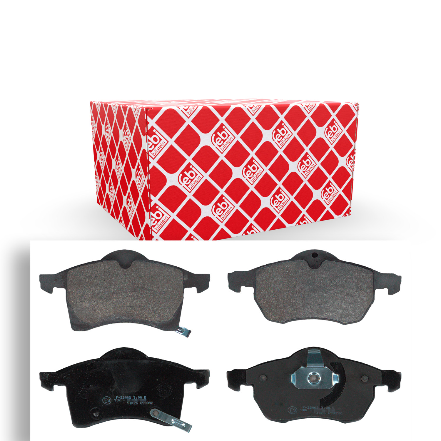 FEBI BILSTEIN Bremsbelagsatz, Scheibenbremse 16232 f&uuml;r OPEL VAUXHALL CHEVROLET
