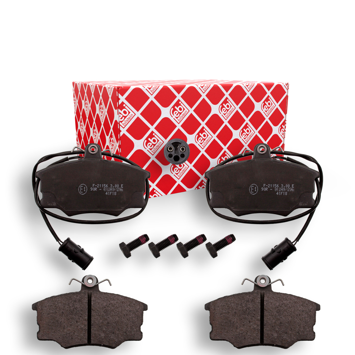 FEBI BILSTEIN Bremsbelagsatz, Scheibenbremse 116009 f&uuml;r ALFA ROMEO, Vorderachse