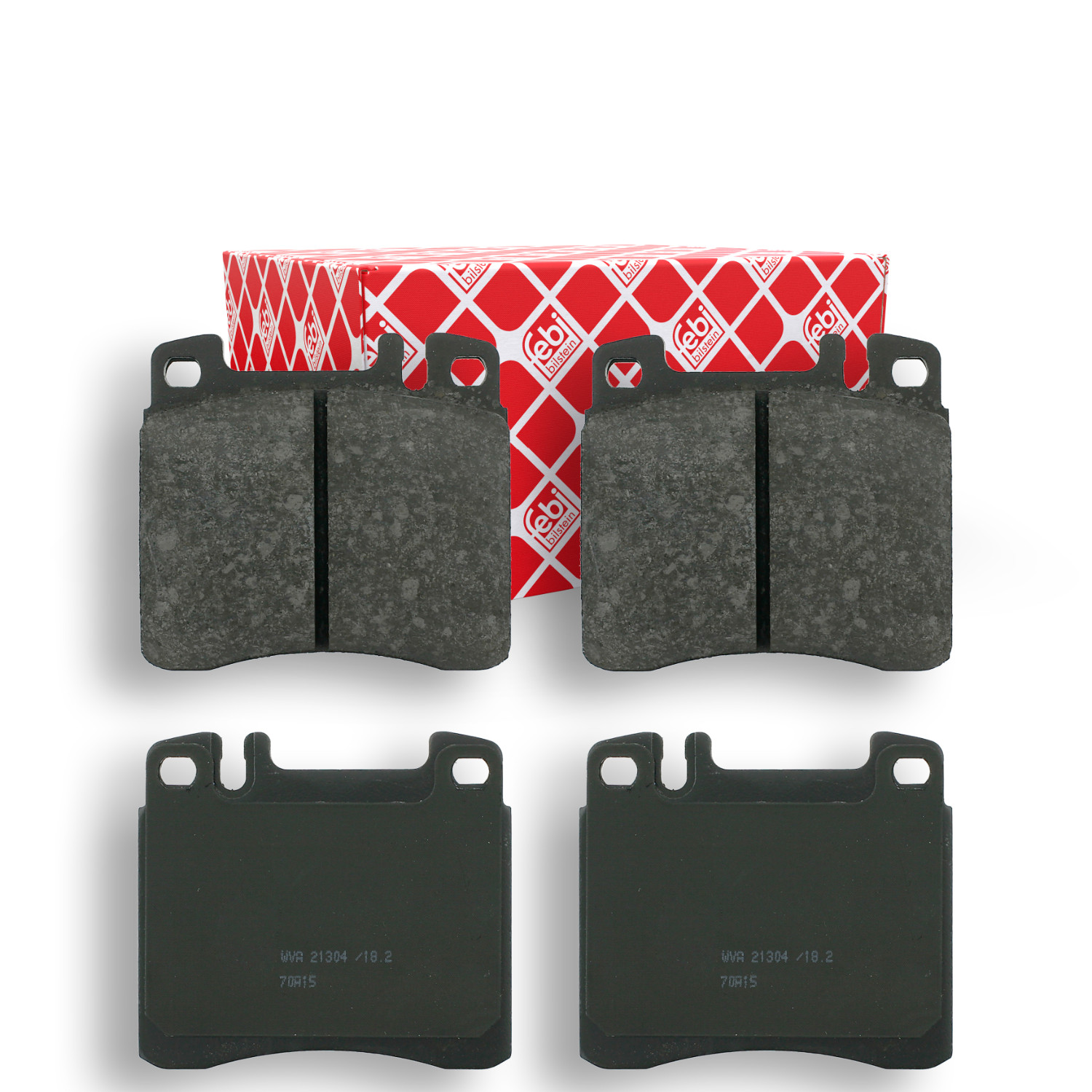 FEBI BILSTEIN Bremsbelagsatz, Scheibenbremse 16249 f&uuml;r MERCEDES-BENZ