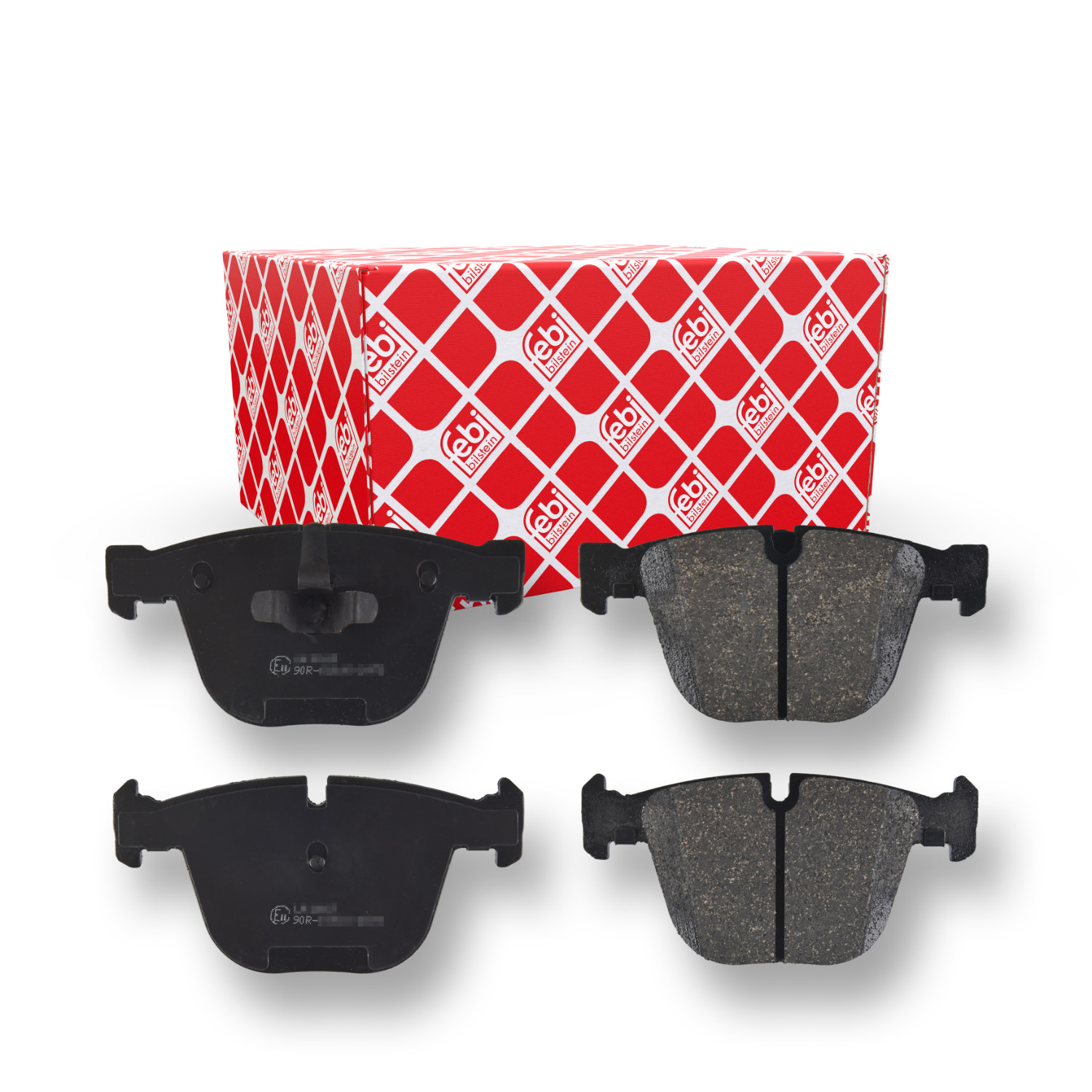 FEBI BILSTEIN Bremsbelagsatz, Scheibenbremse 16804 f&uuml;r BMW, Hinterachse