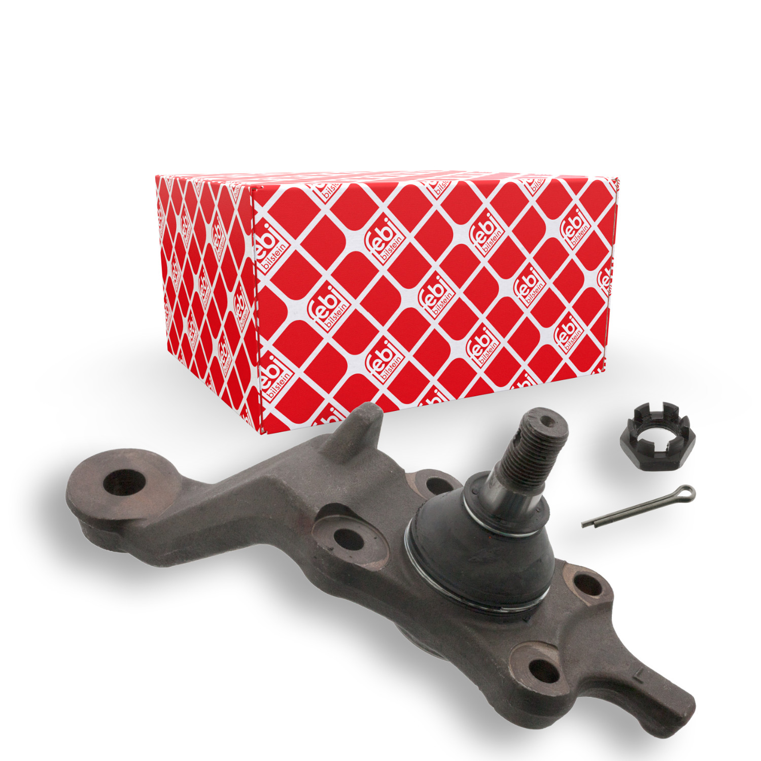 FEBI BILSTEIN Trag-/F&uuml;hrungsgelenk 43097 f&uuml;r TOYOTA, Vorderachse links, unten