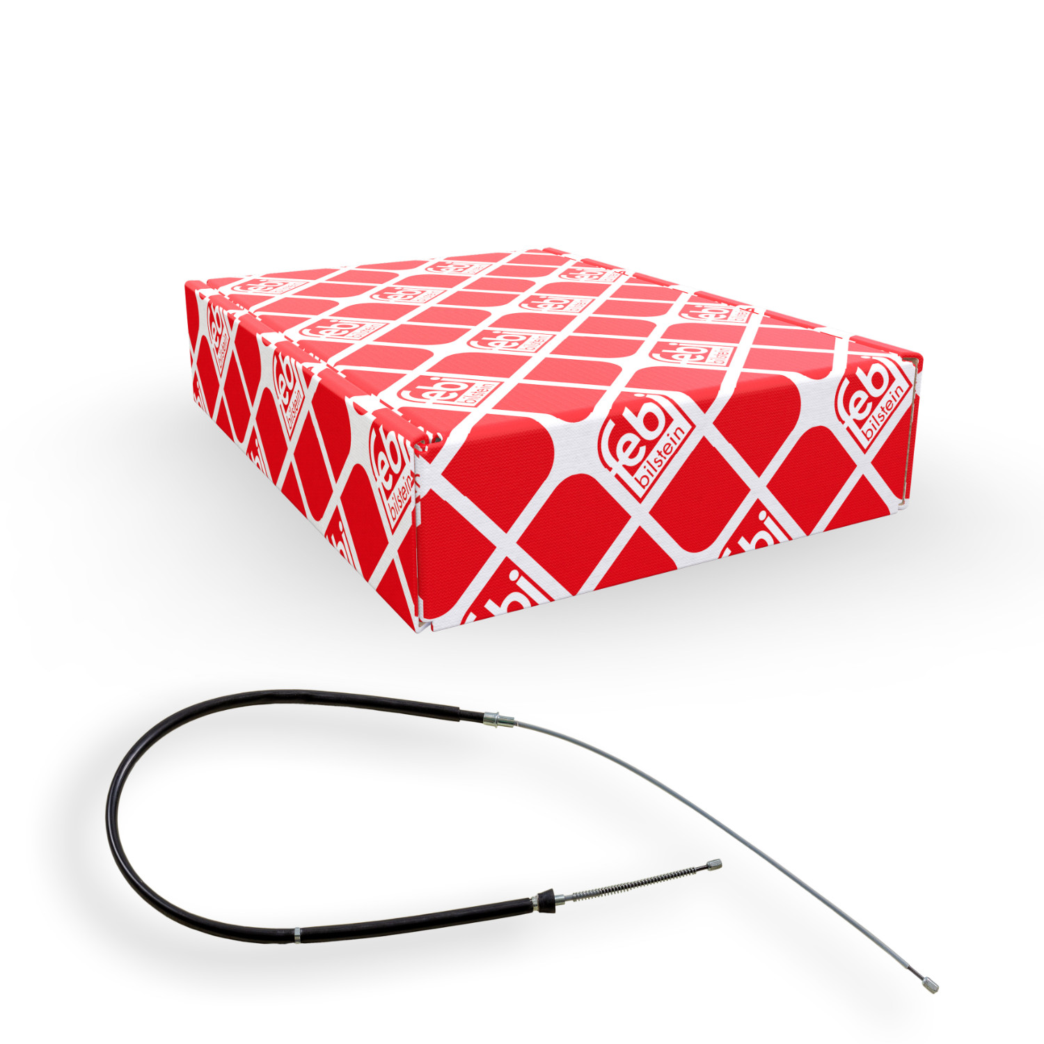 FEBI BILSTEIN Seilzug, Feststellbremse 106227 f&uuml;r SKODA, hinten links