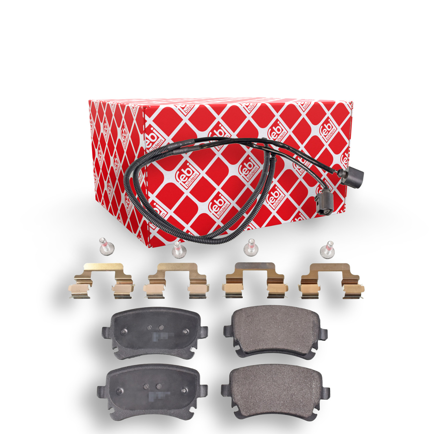 FEBI BILSTEIN Bremsbelagsatz, Scheibenbremse 16826 f&uuml;r VW, Hinterachse