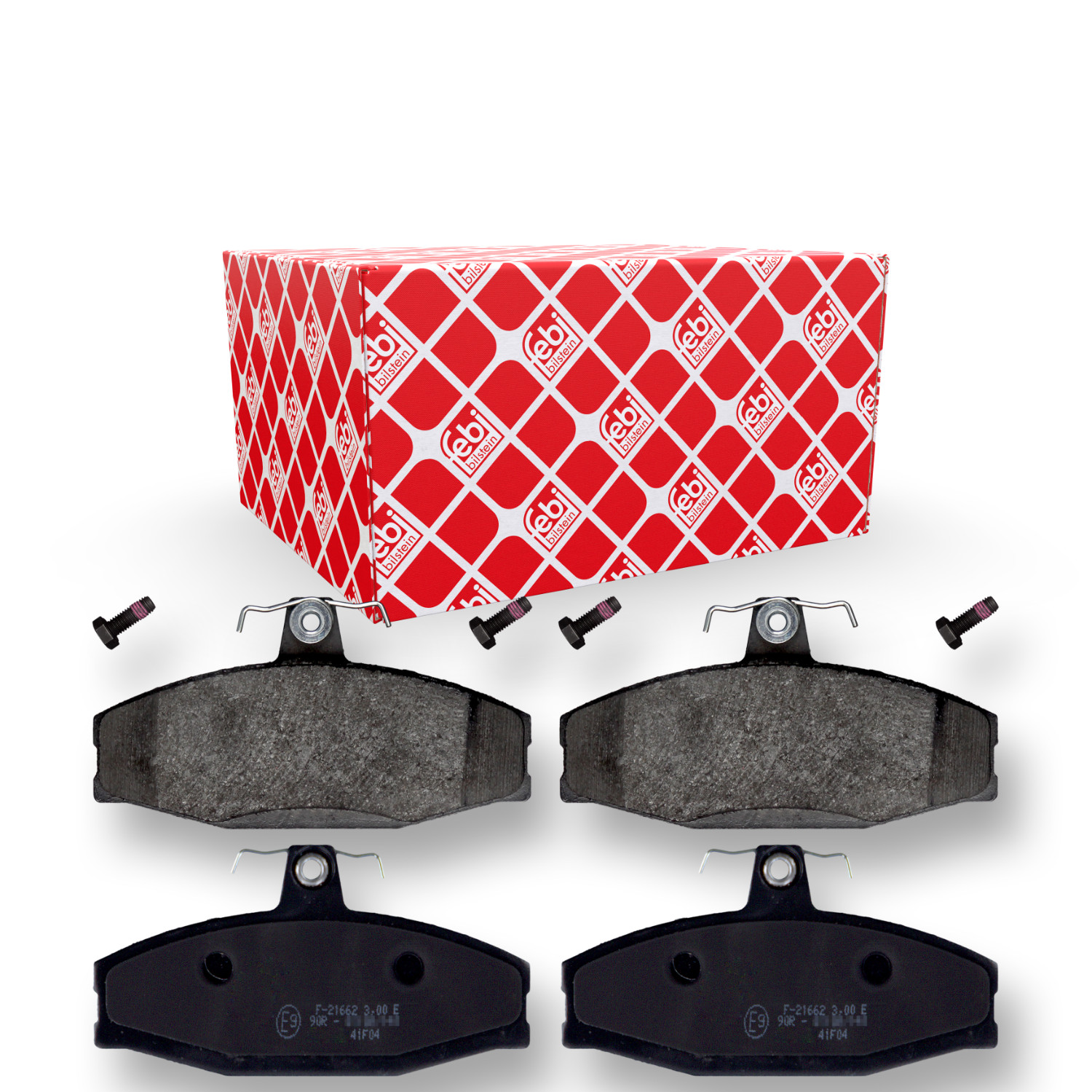 FEBI BILSTEIN Bremsbelagsatz, Scheibenbremse 116209 für SKODA VW, Vorderachse