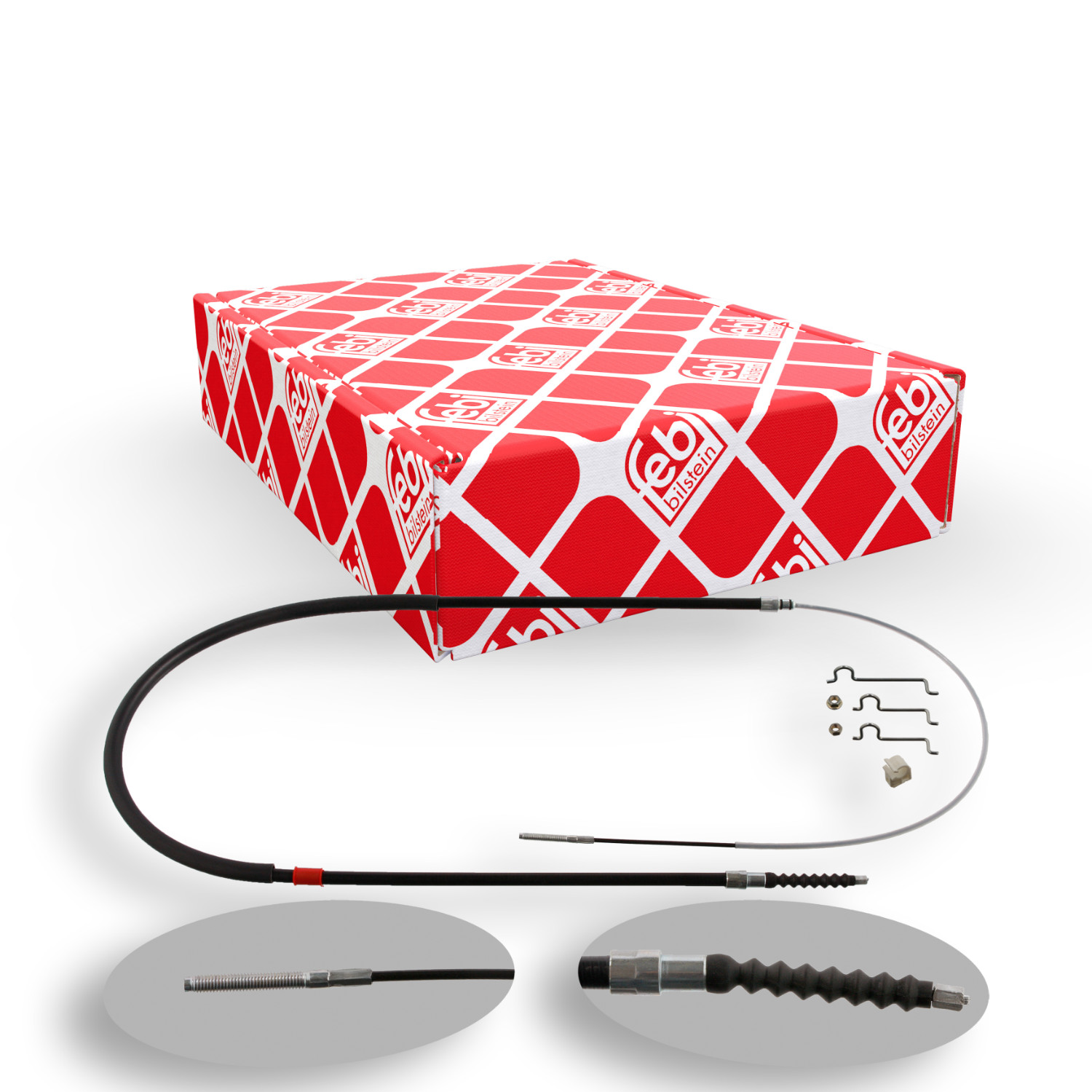 FEBI BILSTEIN Seilzug, Feststellbremse 36673 f&uuml;r BMW, hinten links