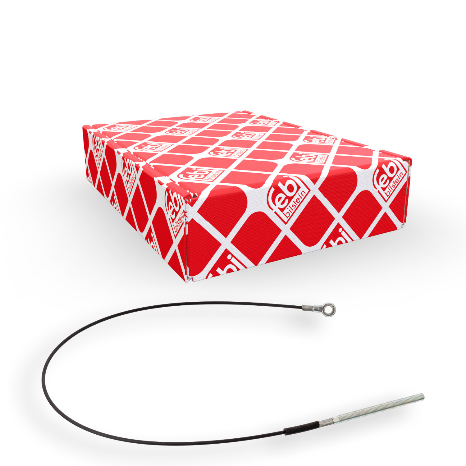 FEBI BILSTEIN Seilzug, Feststellbremse 01958 f&uuml;r MERCEDES-BENZ, mitte