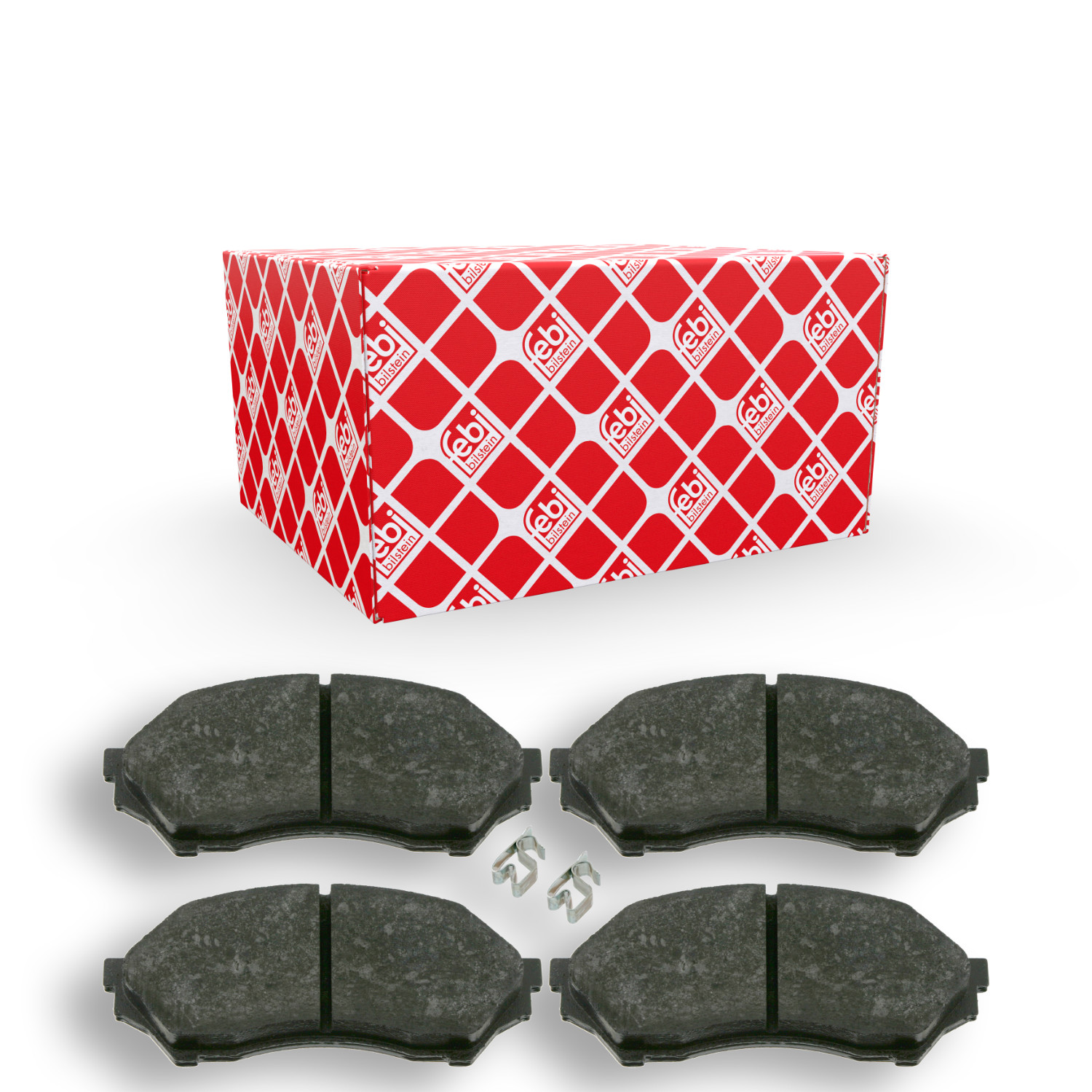 FEBI BILSTEIN Bremsbelagsatz, Scheibenbremse 16498 f&uuml;r MAZDA, Vorderachse