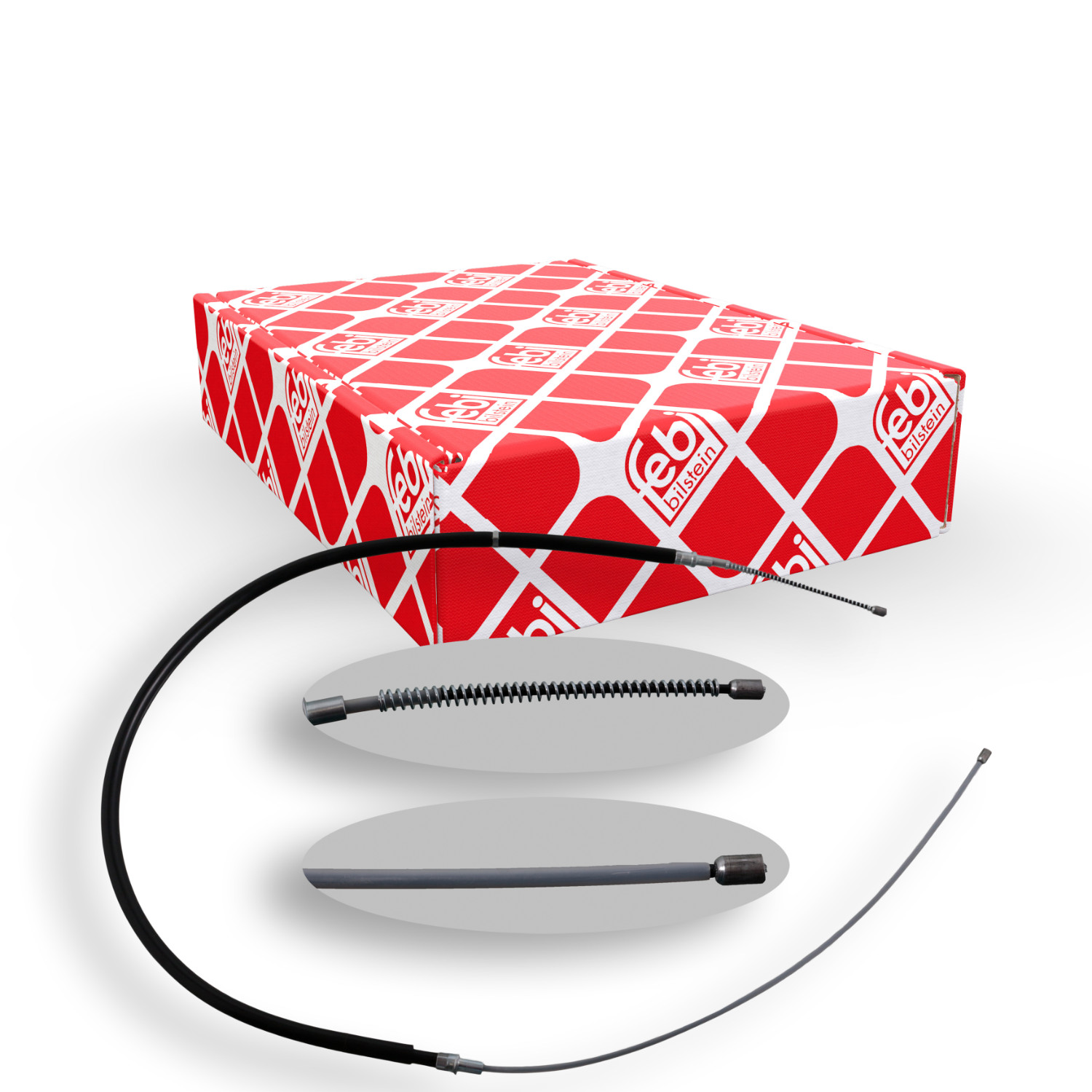 FEBI BILSTEIN Seilzug, Feststellbremse 49623 f&uuml;r SEAT SKODA VW, hinten links