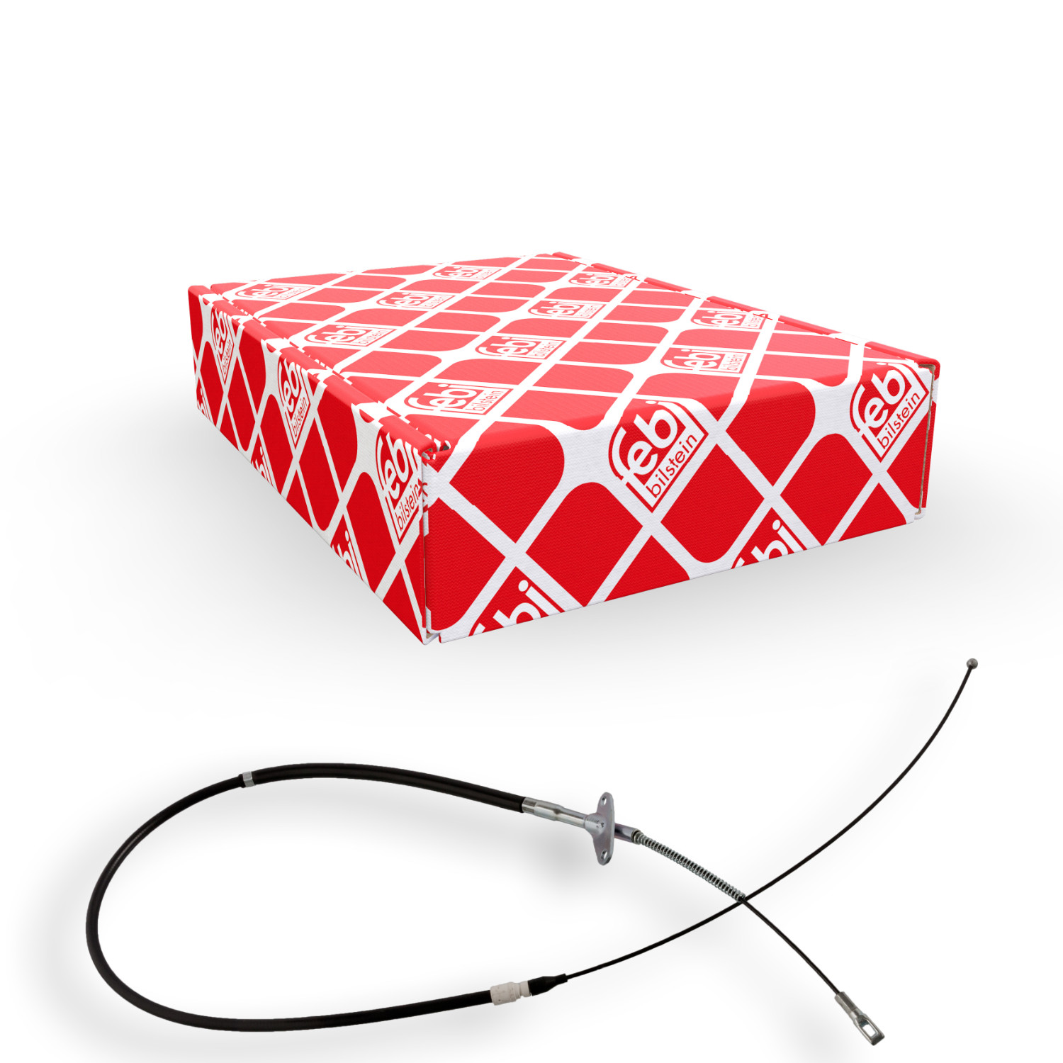 FEBI BILSTEIN Seilzug, Feststellbremse 09499 f&uuml;r MERCEDES-BENZ, hinten rechts