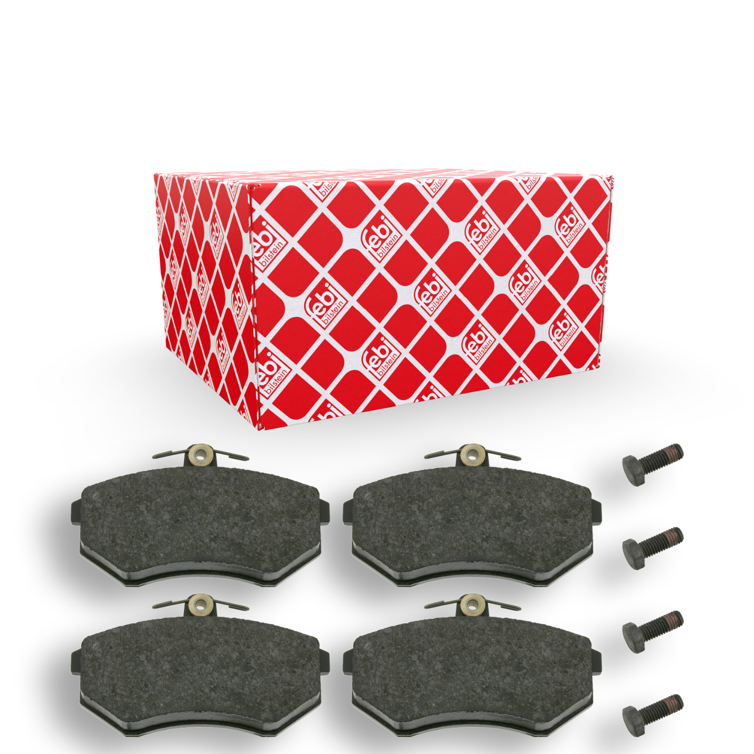 FEBI BILSTEIN Bremsbelagsatz, Scheibenbremse 16308 f&uuml;r AUDI, Vorderachse